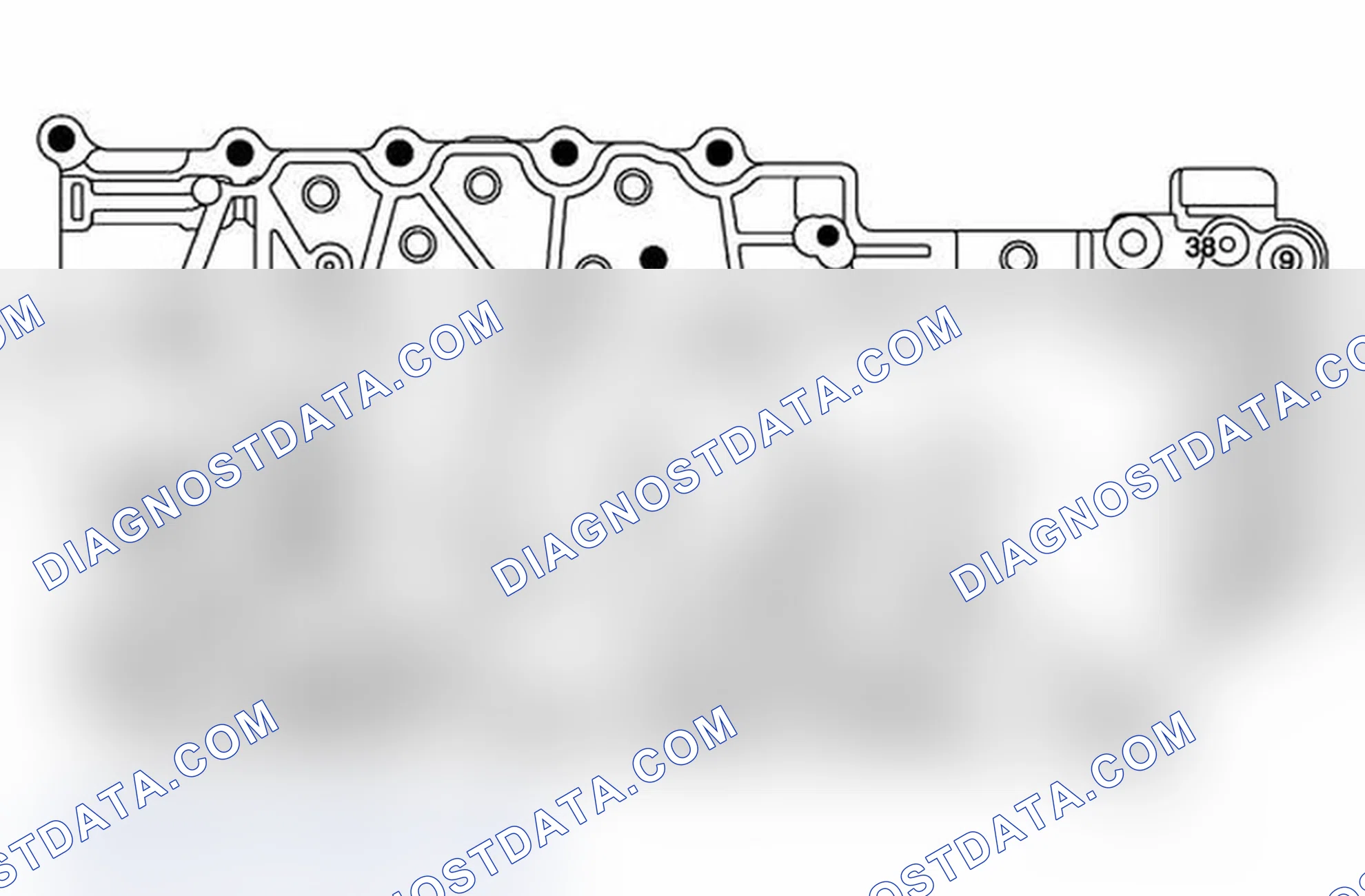 Scheme 75: Control Valve Upper Body Assembly - Case Side