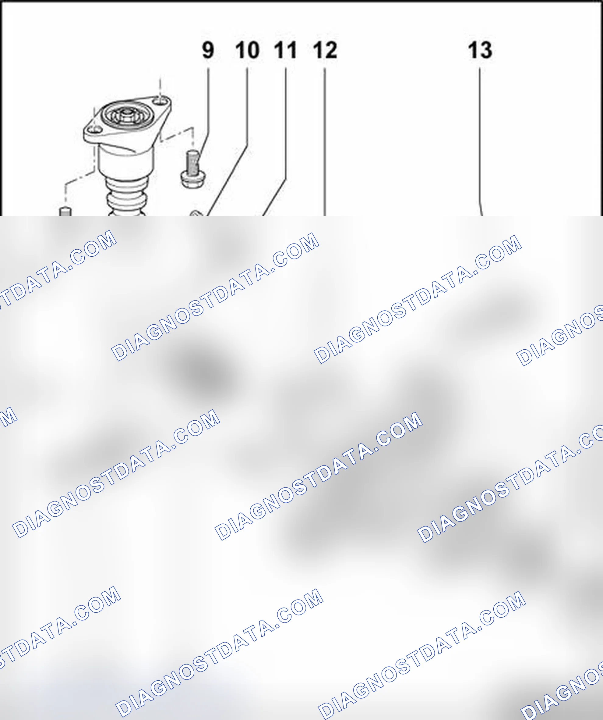 Scheme 240: Part VII, Wheel bearing housing (aluminum) - all wheel drive