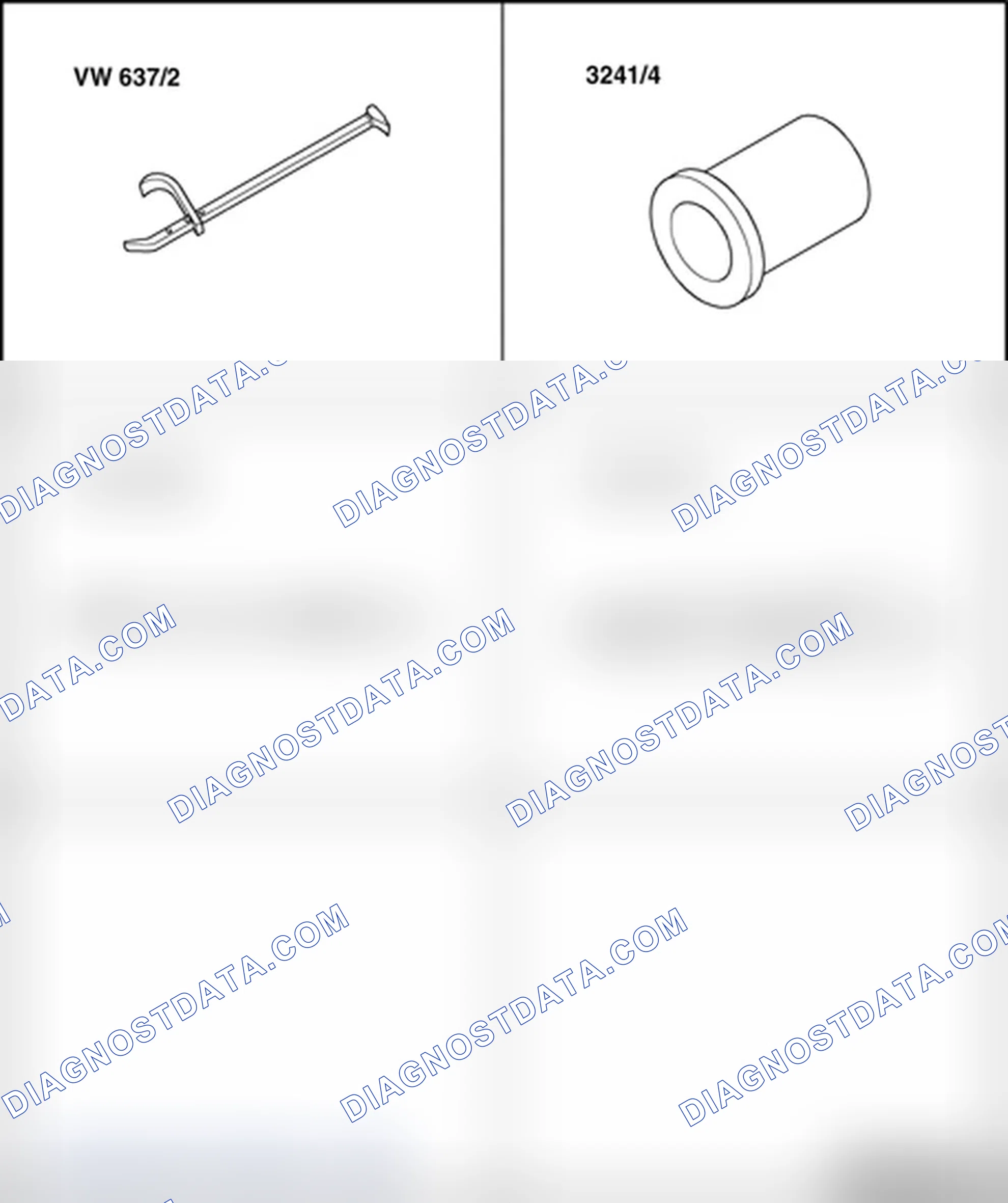 Scheme 190: Stub axle carrier/wheel bearing housing (steel), removing and installing