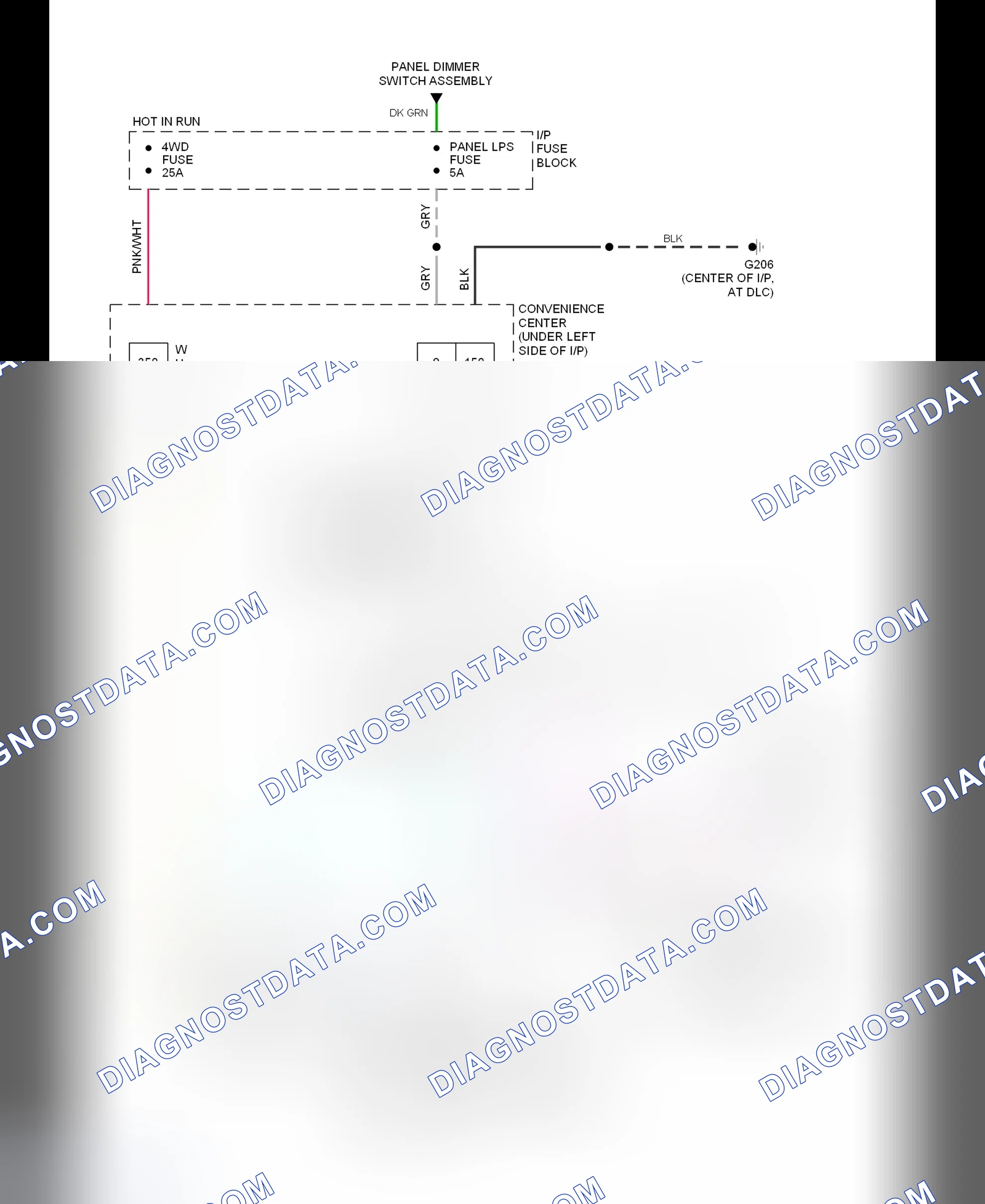Scheme 8: Transfer Case Circuit (1993 H/D 4-Speed A/T)
