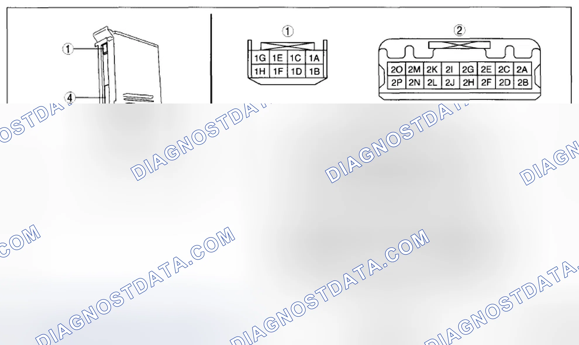 Scheme 56: Identifying Rear Body Control Module Connectors