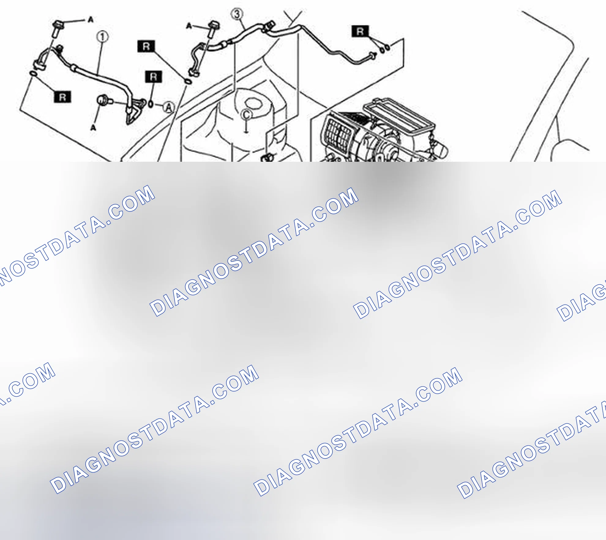 Scheme 110: REFRIGERANT LINES REMOVAL/INSTALLATION [L3 WITH TC]
