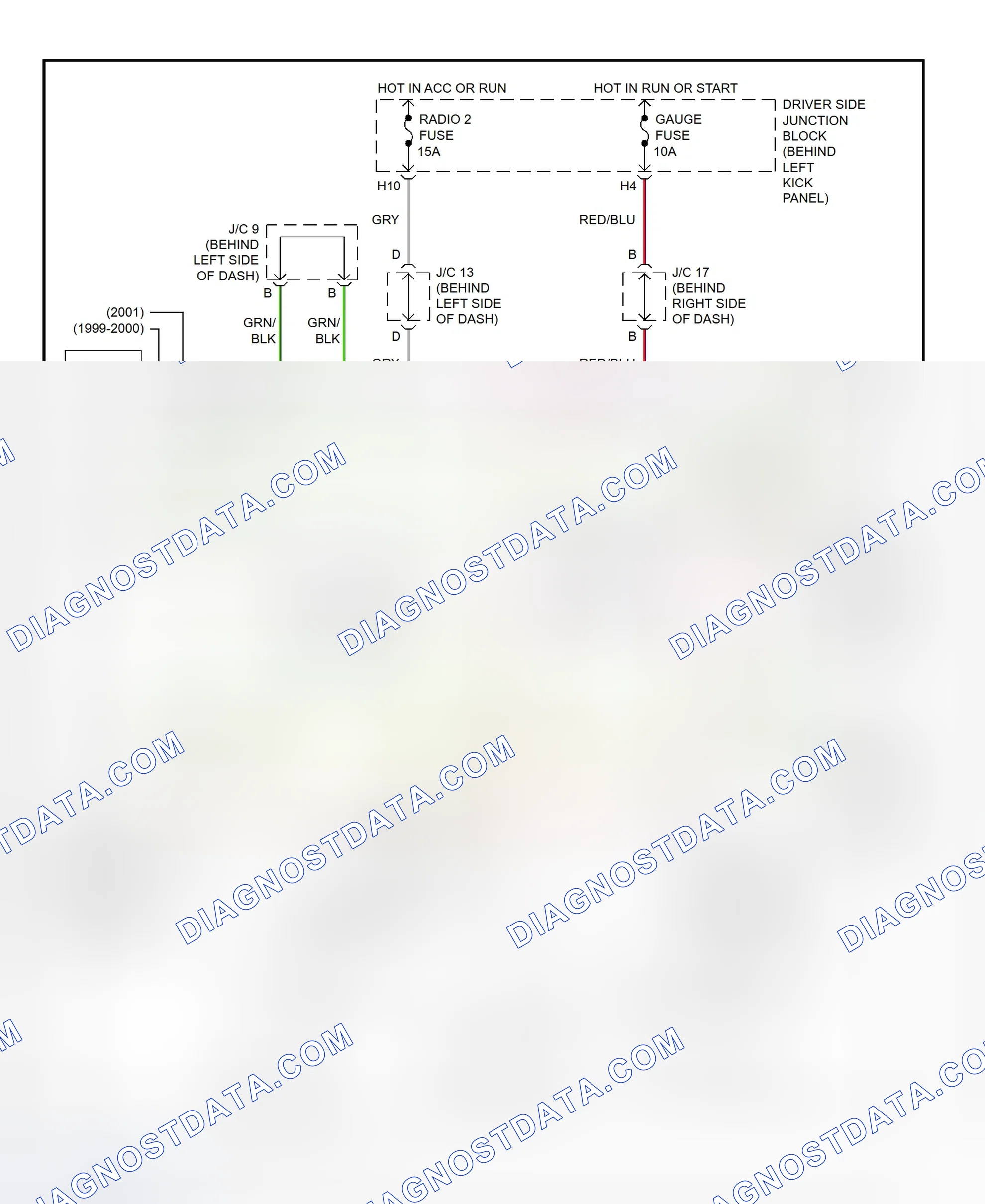 Scheme 223: Shift Lock System Wiring Diagram (Lexus GS400)
