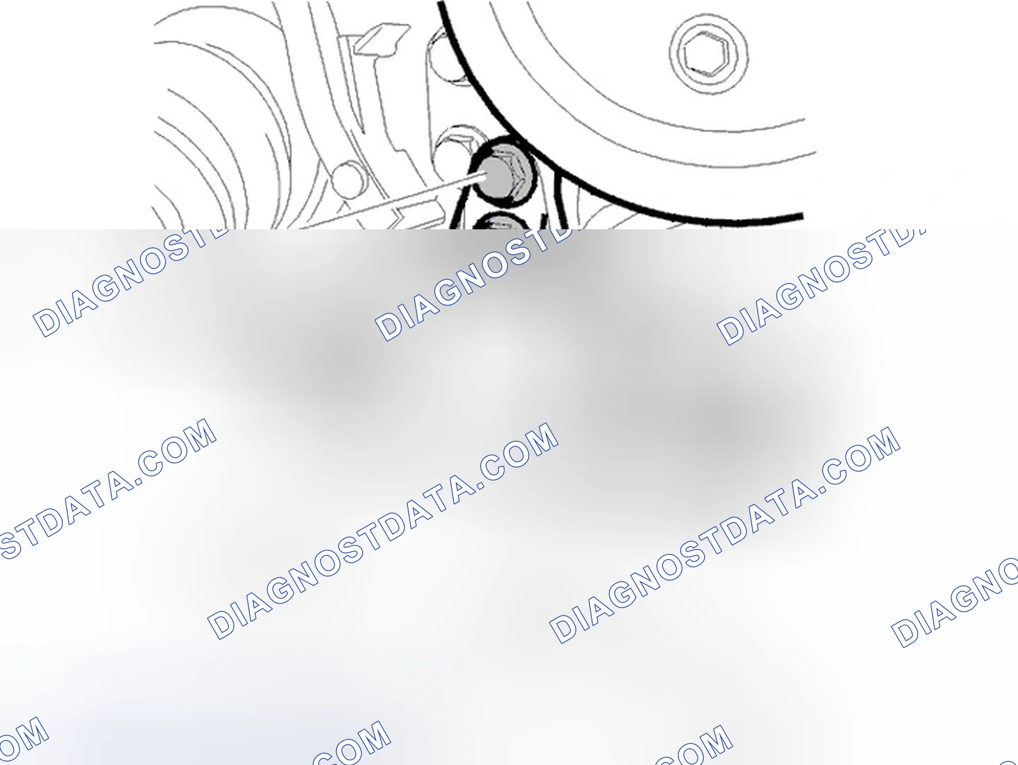 Scheme 249: Removing The Screws For The Right-Hand Engine Mounting