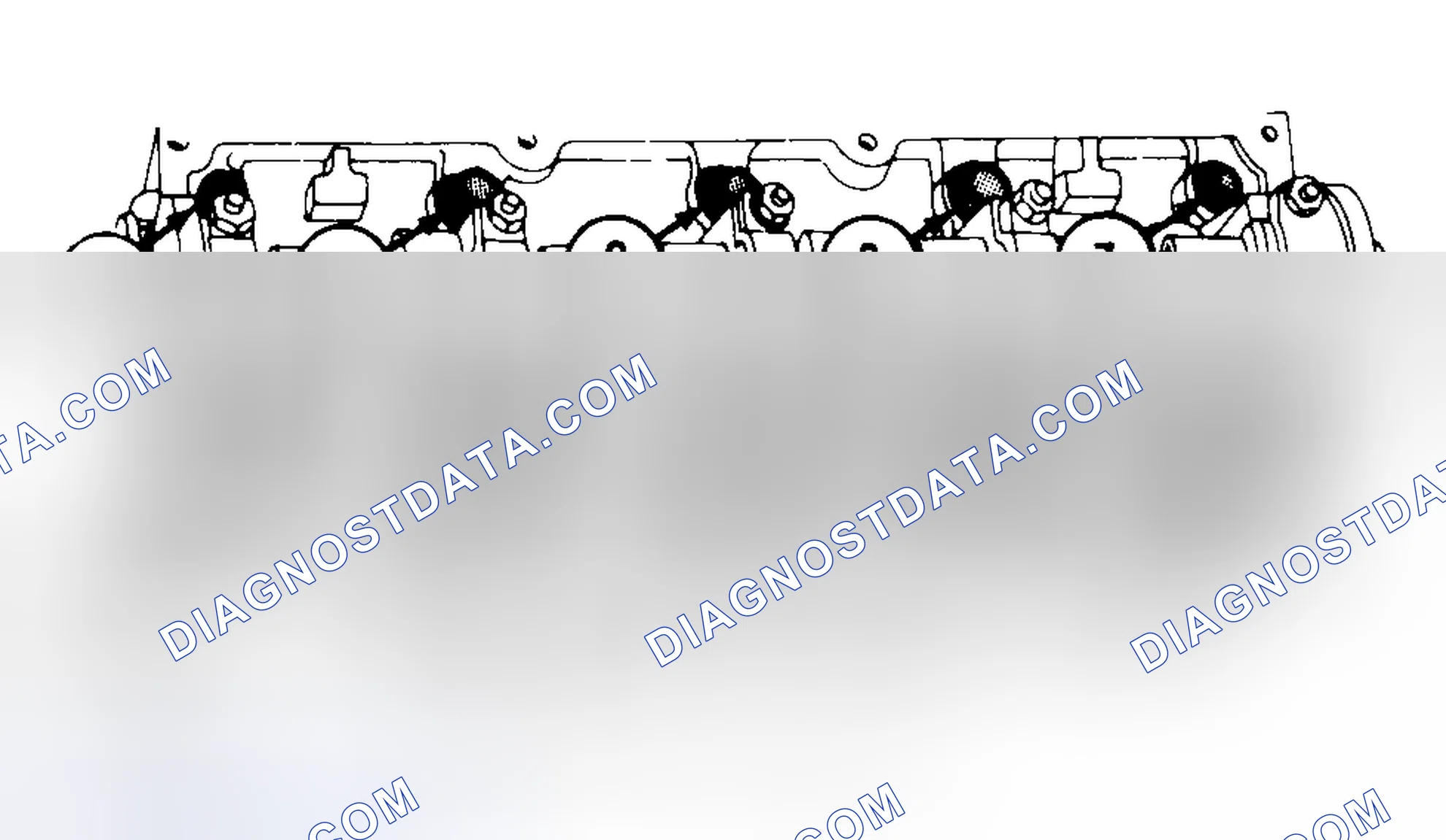 Scheme 7: Typical Cylinder Head Tightening or Loosening Sequence