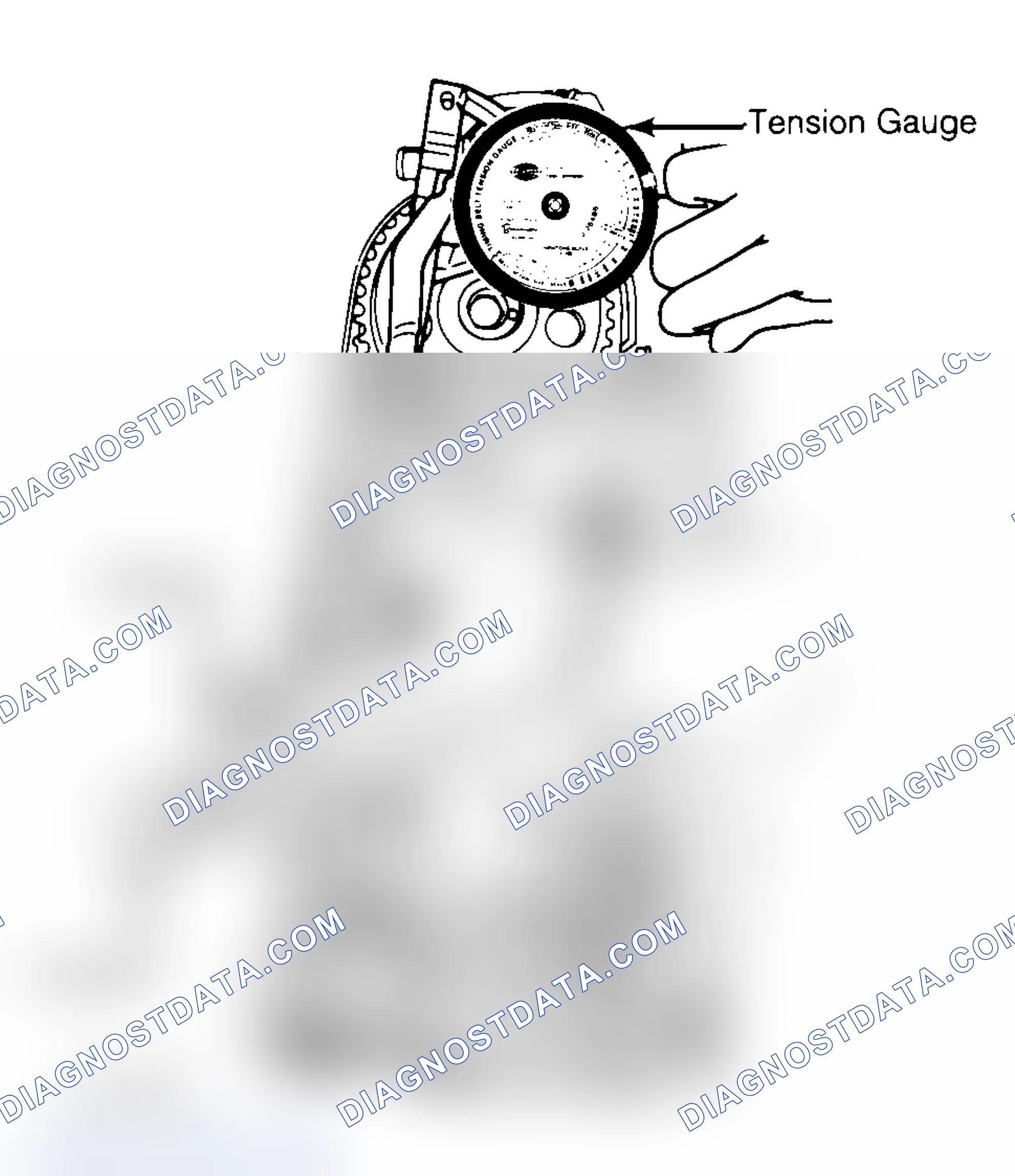 Scheme 28: Adjusting Typical Timing Belt Tension
