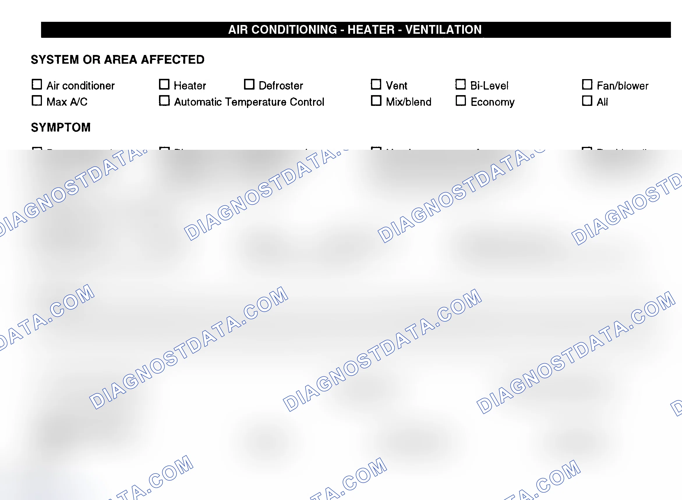 Scheme 8: Air Conditioning, Heater & Ventilation