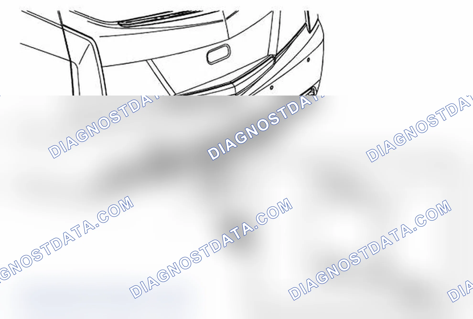 Scheme 10: Rear Bumper Fascia Tow Hook Access Hole Cover Replacement