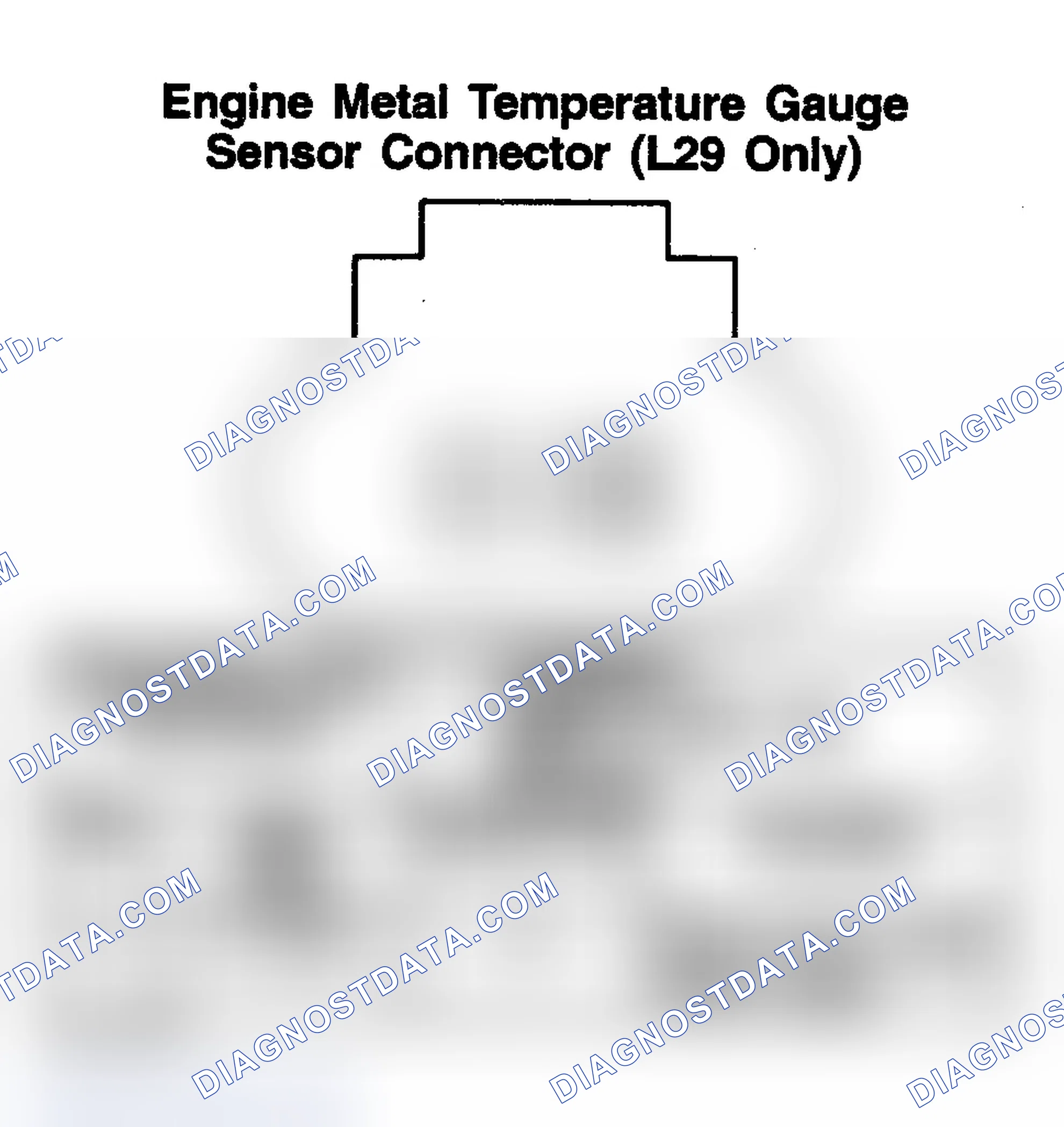 Scheme 149: ENGINE METAL TEMPERATURE GAUGE SENSOR (L29 ONLY)
