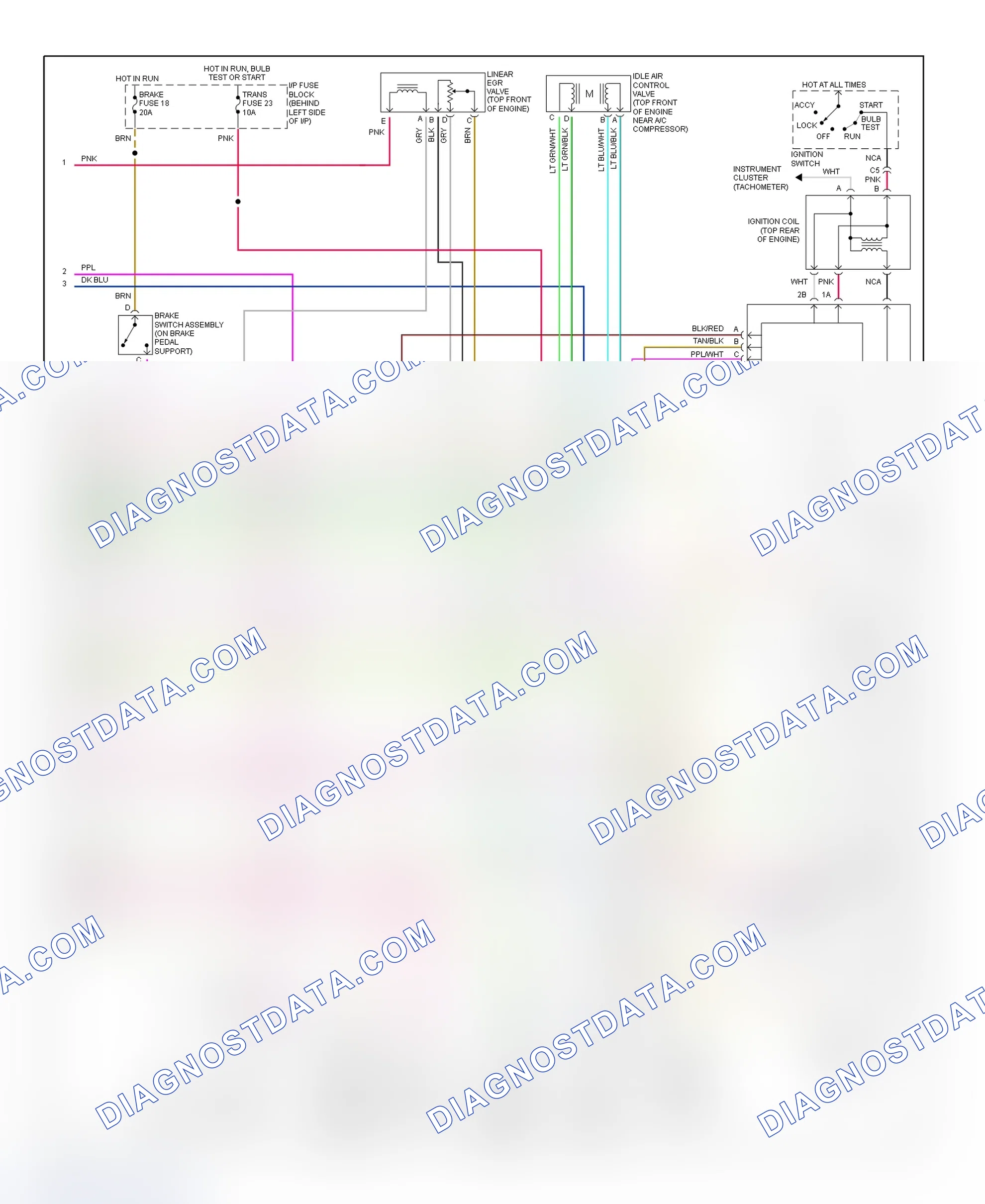 Scheme 20: Wiring Diagram ("S" & "T" Blazer, Jimmy, Pickup & Sonoma - 4.3L VIN Z W/PCM - 2 Of 2)