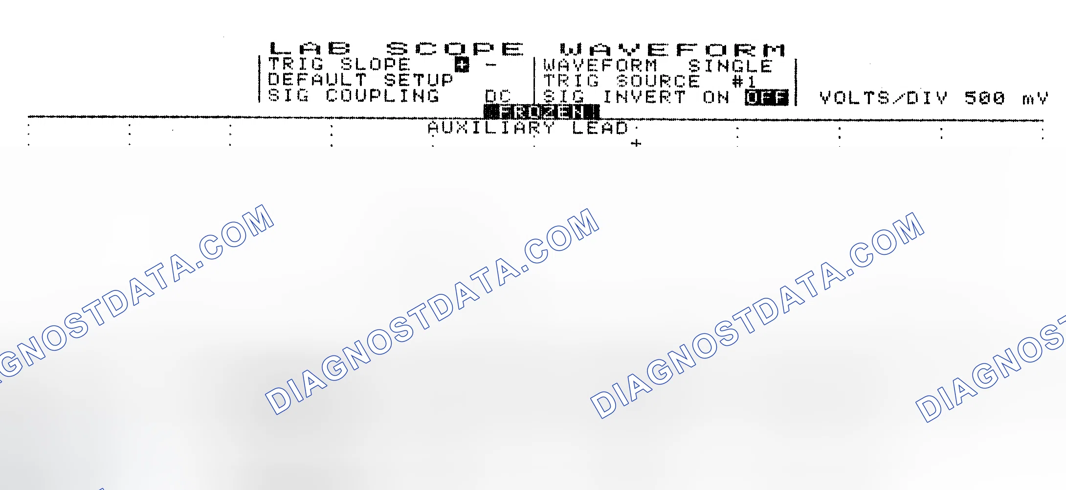Scheme 10: Single Injector w/Excessive Current Flow - Current Pattern