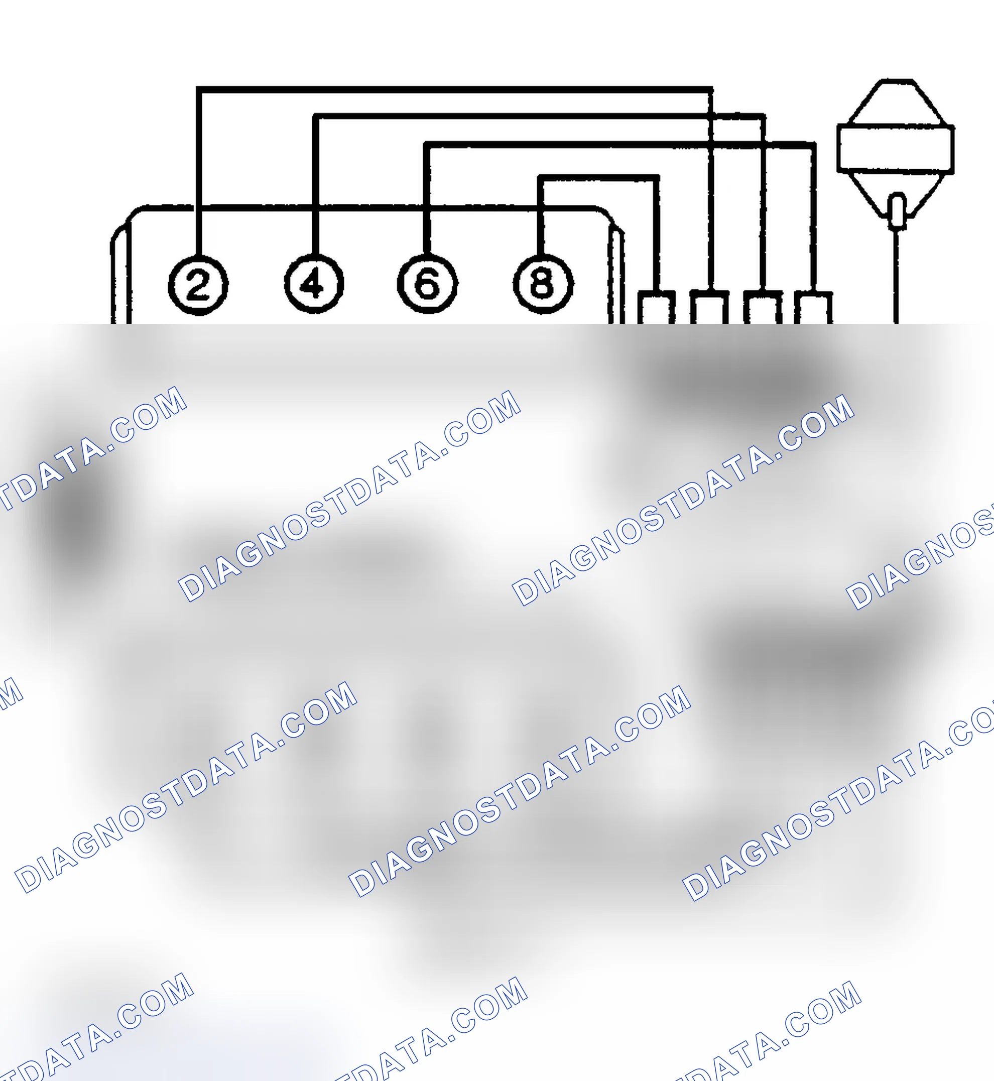 Scheme 5: Firing Order (5.0L, 5.7L & 7.4L)