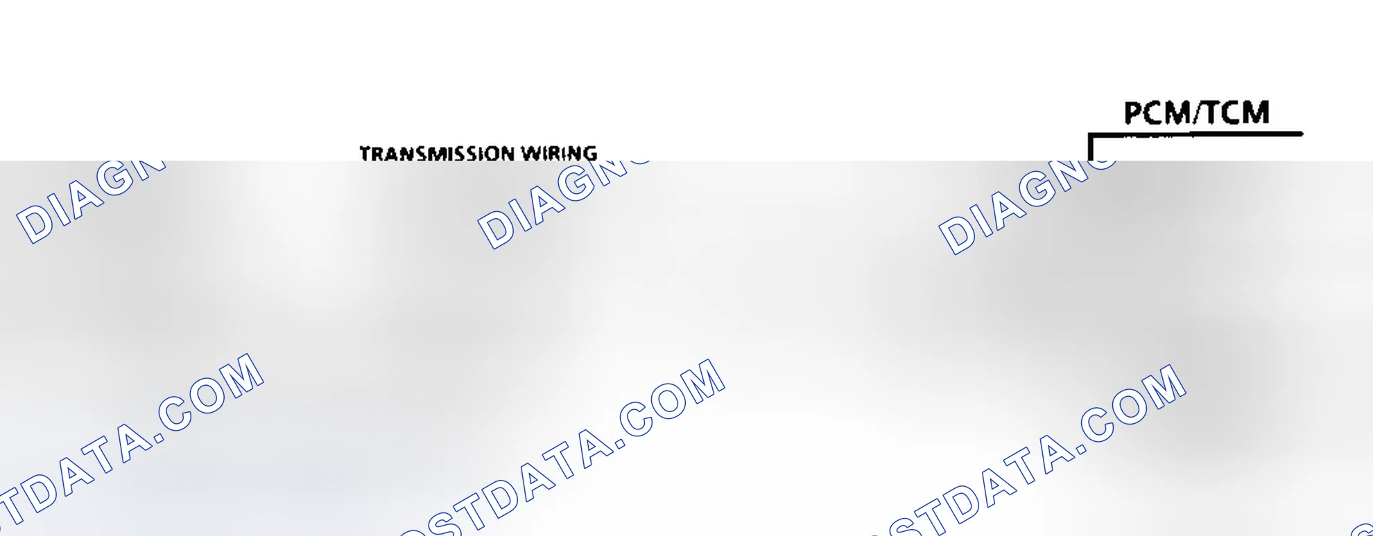 Scheme 309: Code 81 Schematic (Diesel) Transmission 2-3 Error