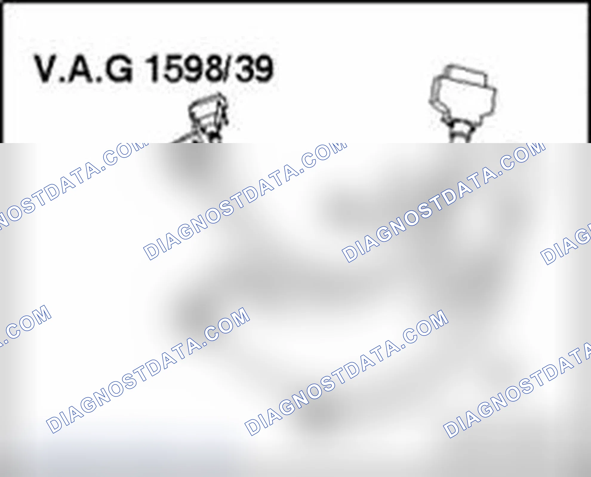 Scheme 781: Wiring and components, checking with Test box V.A.G 1598/42