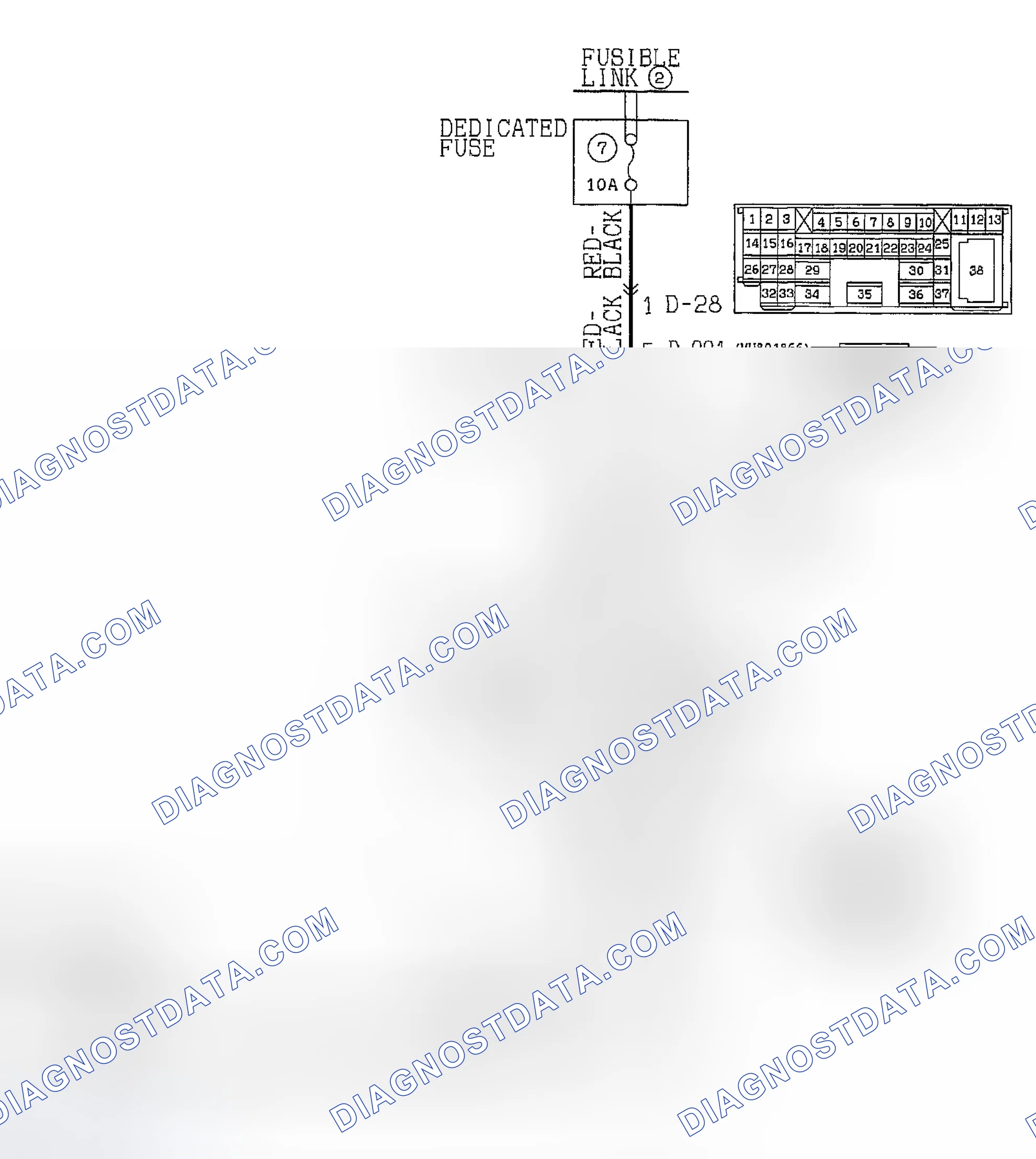 Scheme 34: CIRCUIT DIAGRAM & CONNECTOR IDENTIFICATION