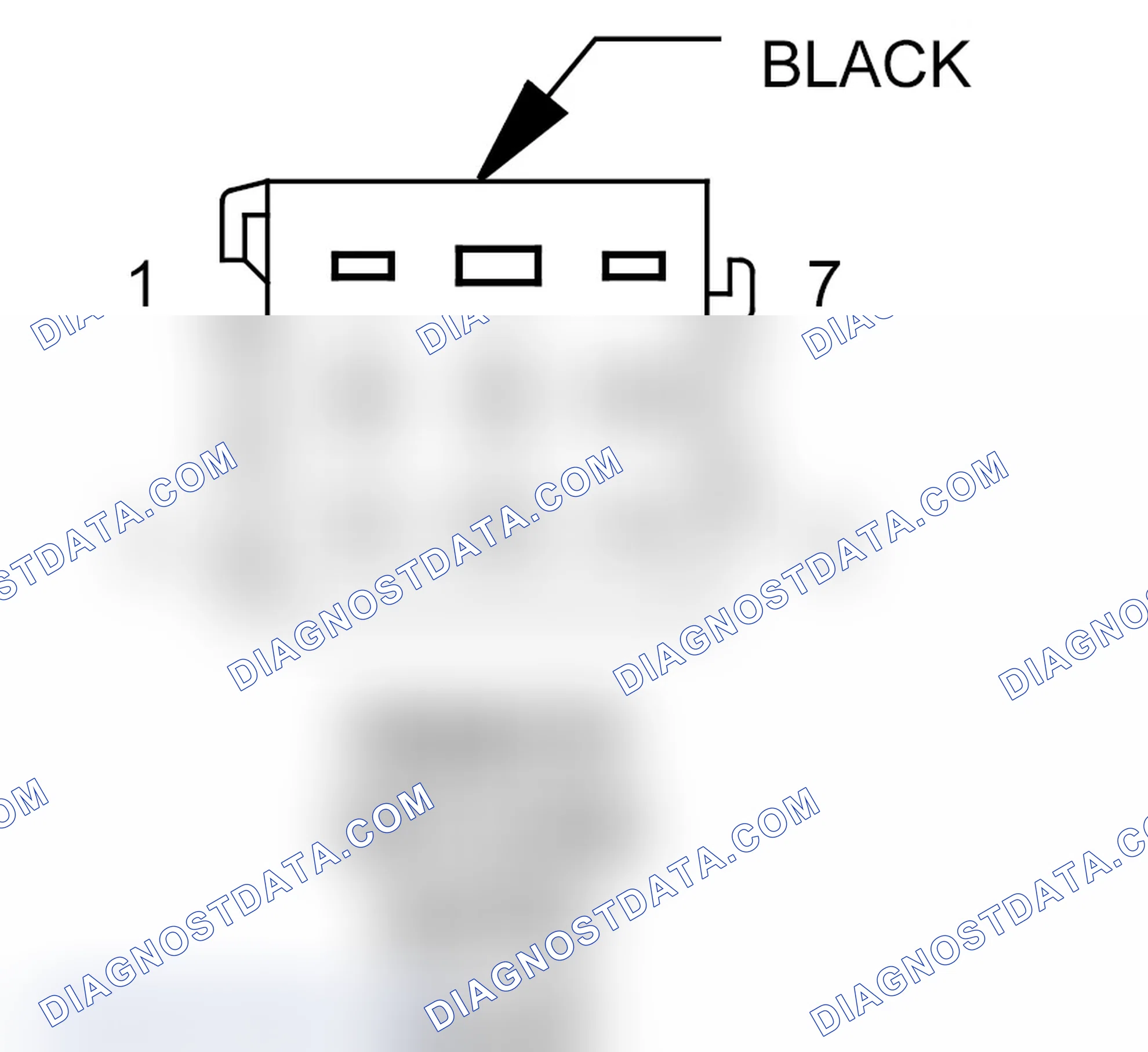 Scheme 211: Remote Keyless Entry Relay Connector End View