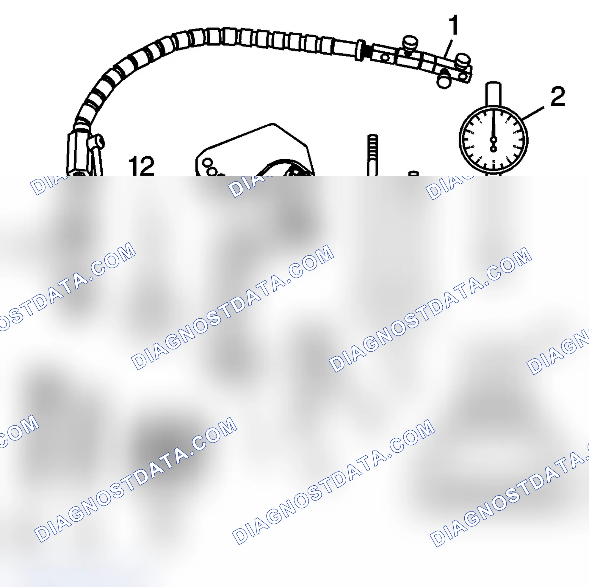 Scheme 180: Measuring Connecting Rod Bearing Clearance - Using J 43690/J 43690-100