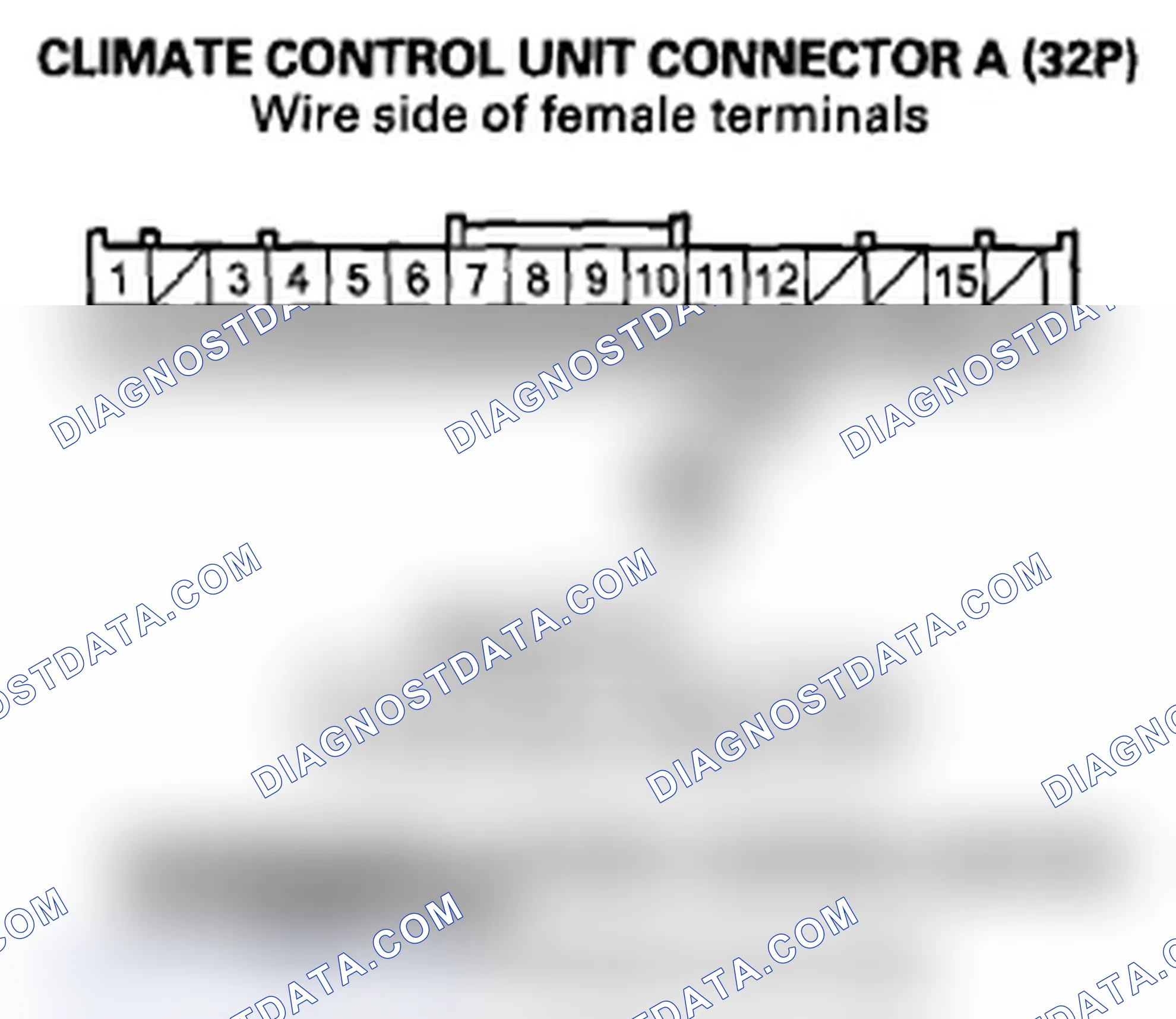 Scheme 60: DTC B1236 or DTC indicator M and AUTO: An Open in the Passenger's Air Mix Control Motor Circuit