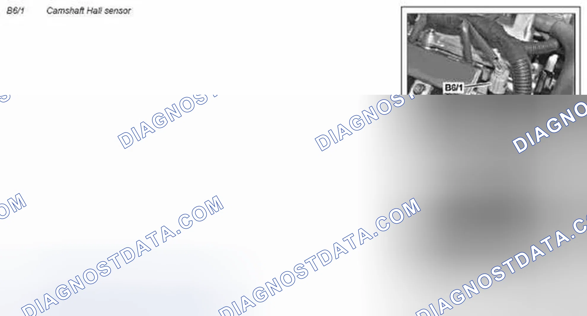 Scheme 5: Component description for camshaft Hall sensor - GF07.04-P-6020MCC