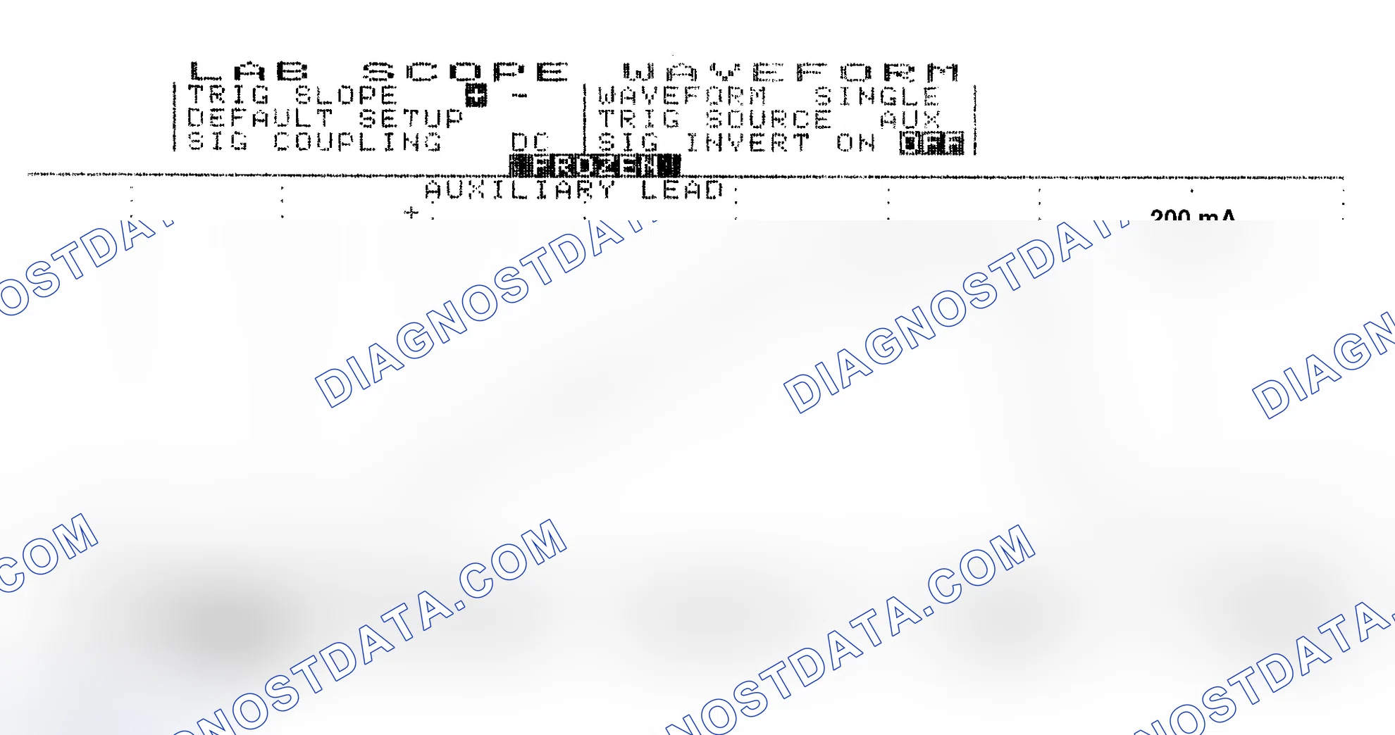 Scheme 13: Single Injector w/Normal Current Flow - Current Pattern