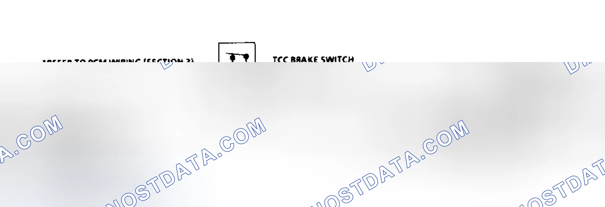 Scheme 284: Codes 37/38 Schematic ("C" & "K" Series) TCC Brake Switch On/Off