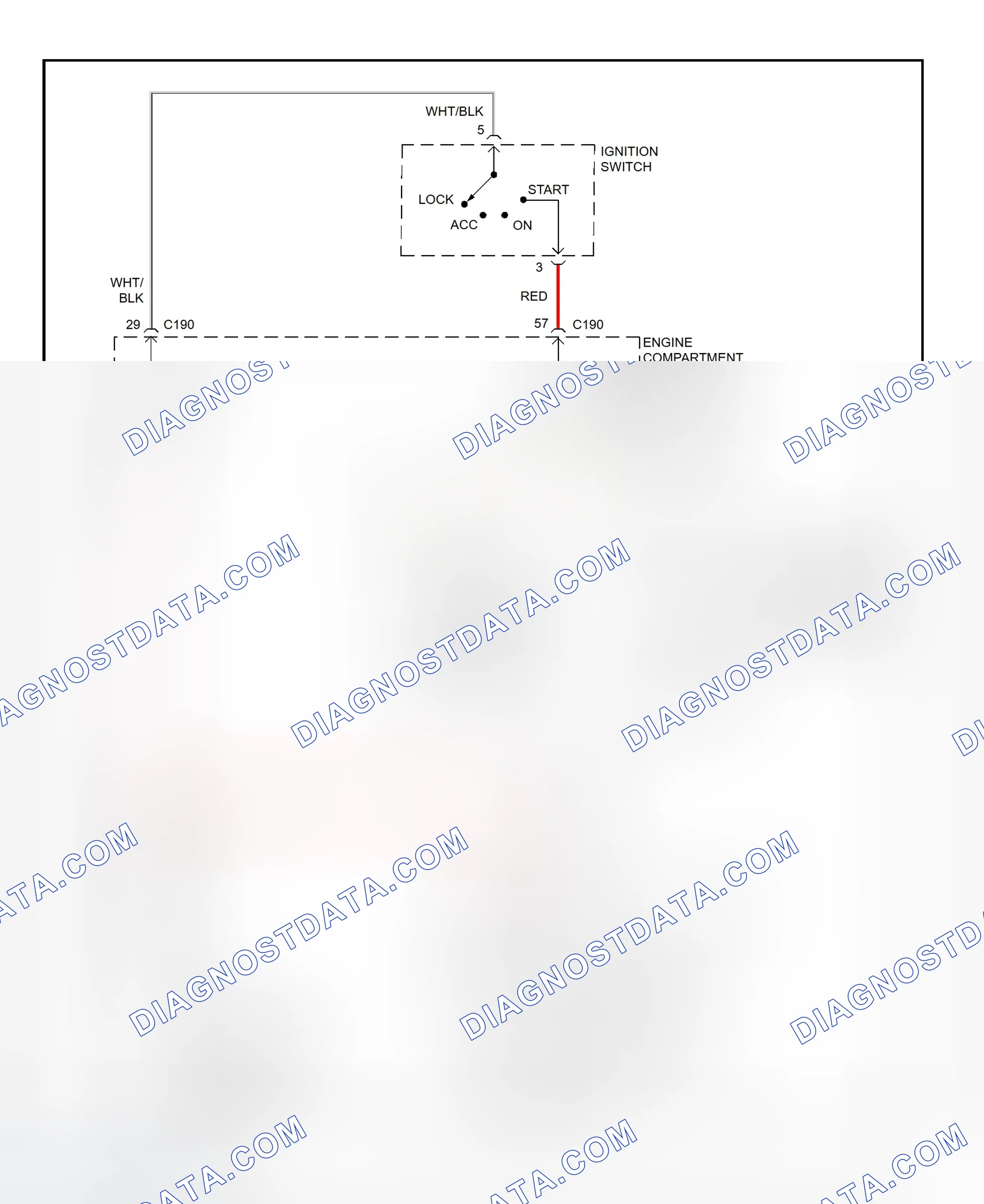 Scheme 1: Starting System Wiring Diagram (Sephia)