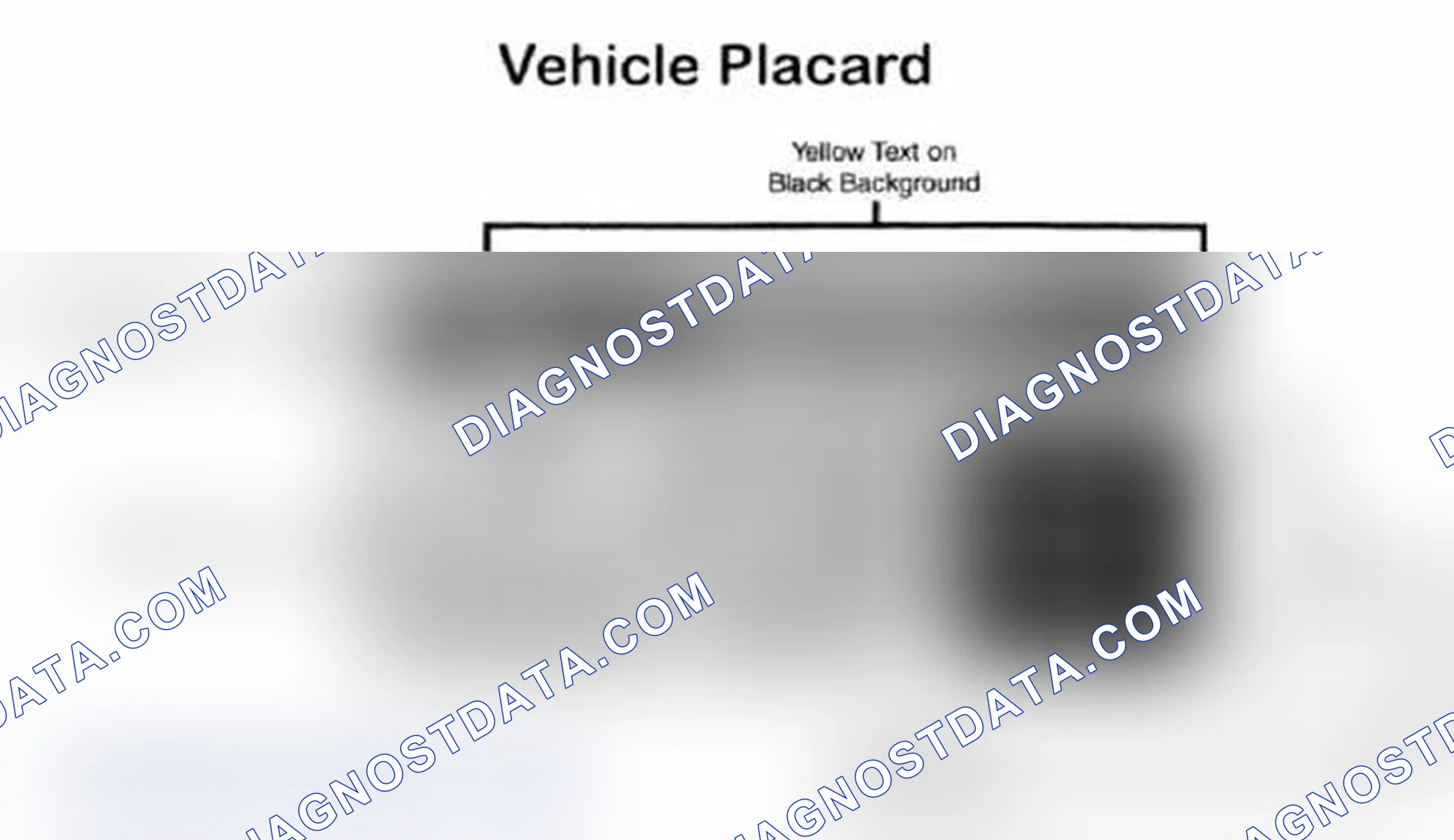 Scheme 28: Vehicle Tire Placard - Typical