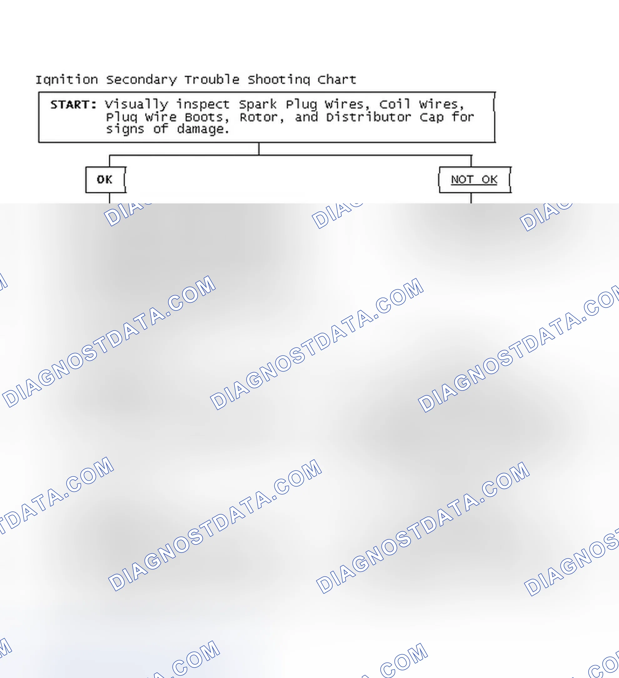 Scheme 1: Ignition Secondary Trouble Shooting Chart