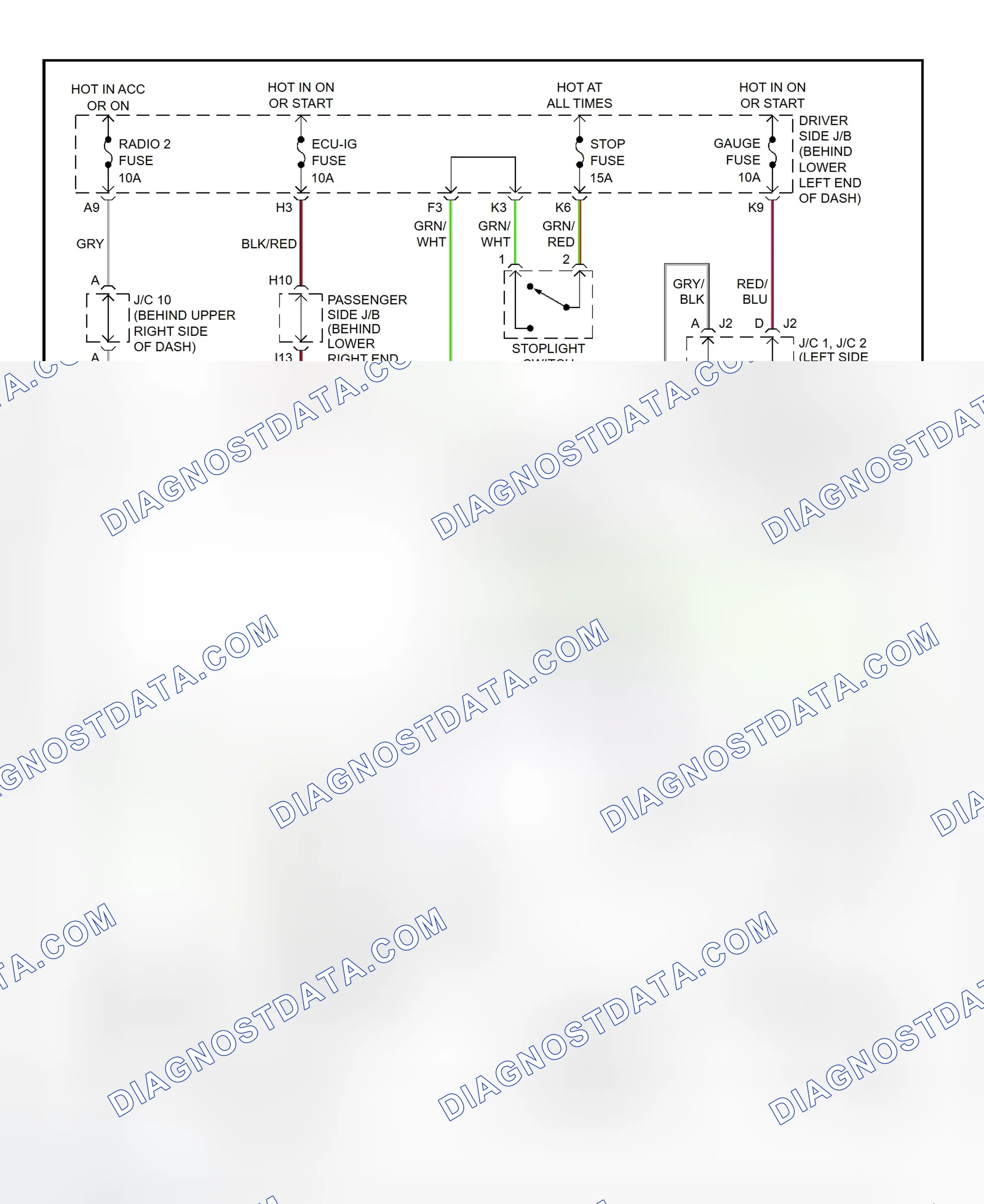 Scheme 269: Shift Interlock System Wiring Diagram (2001 - Lexus IS300)