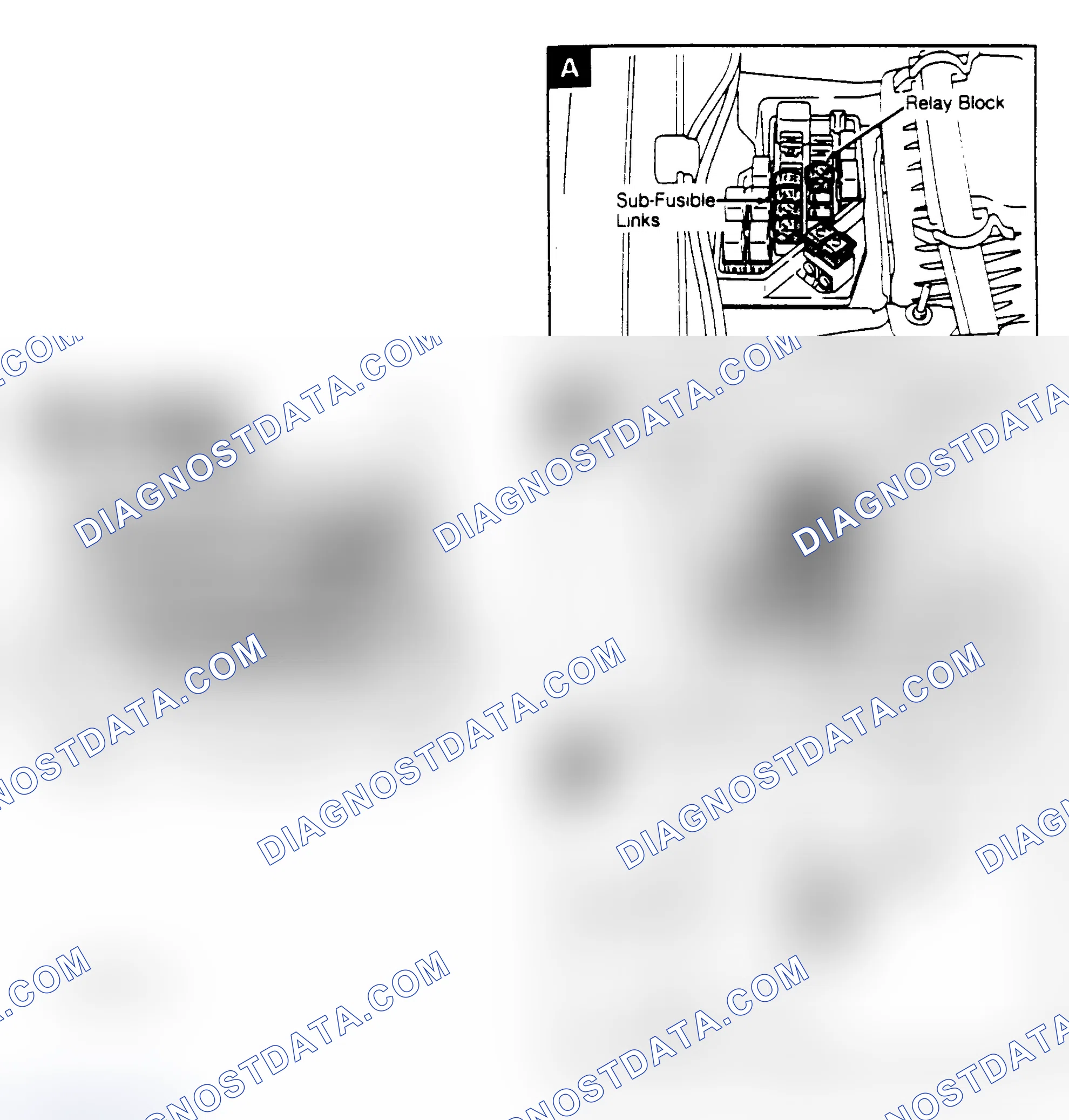 Scheme 23: Locating Engine Compartment Fusible Links