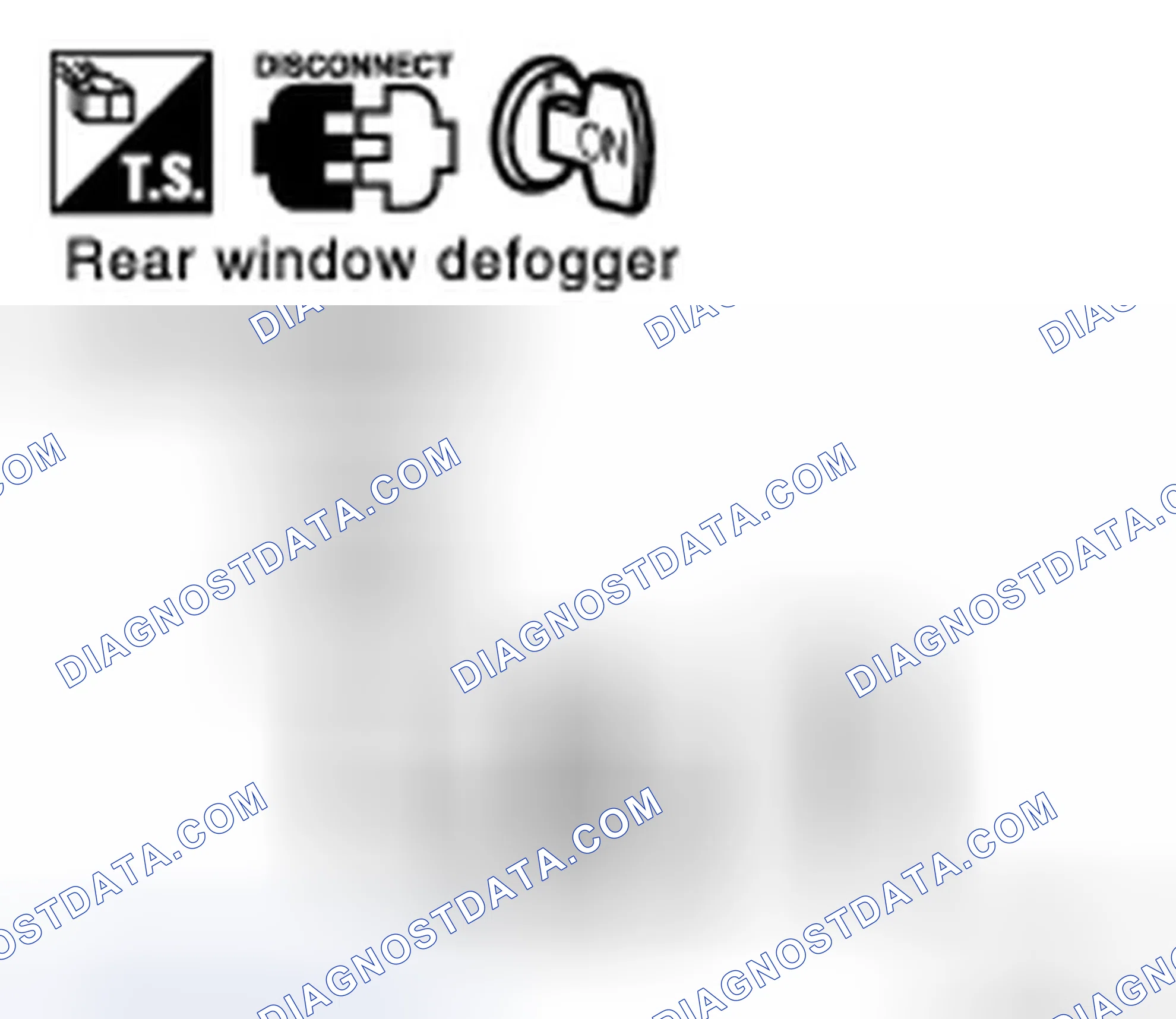 Scheme 107: Check rear Window Defogger Power Supply Circuit