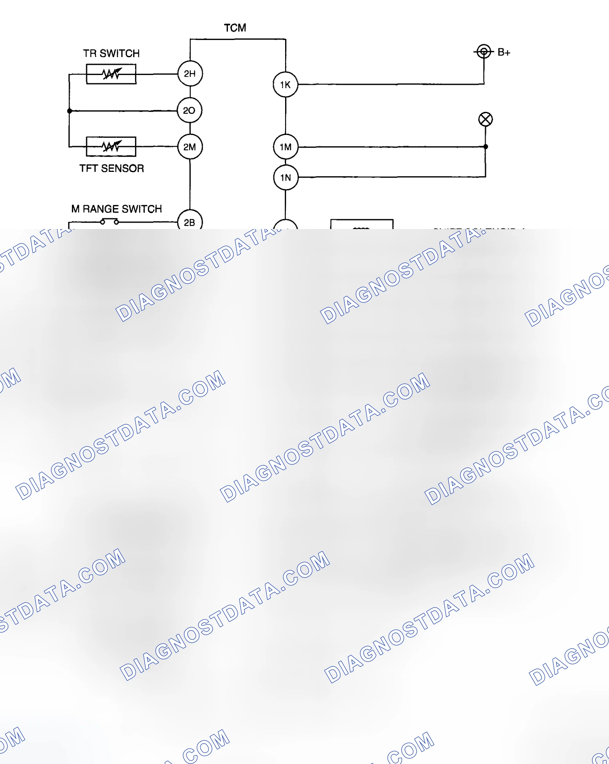Scheme 307: AUTOMATIC TRANSAXLE CONTROL SYSTEM WIRING DIAGRAM [FS5A-EL]