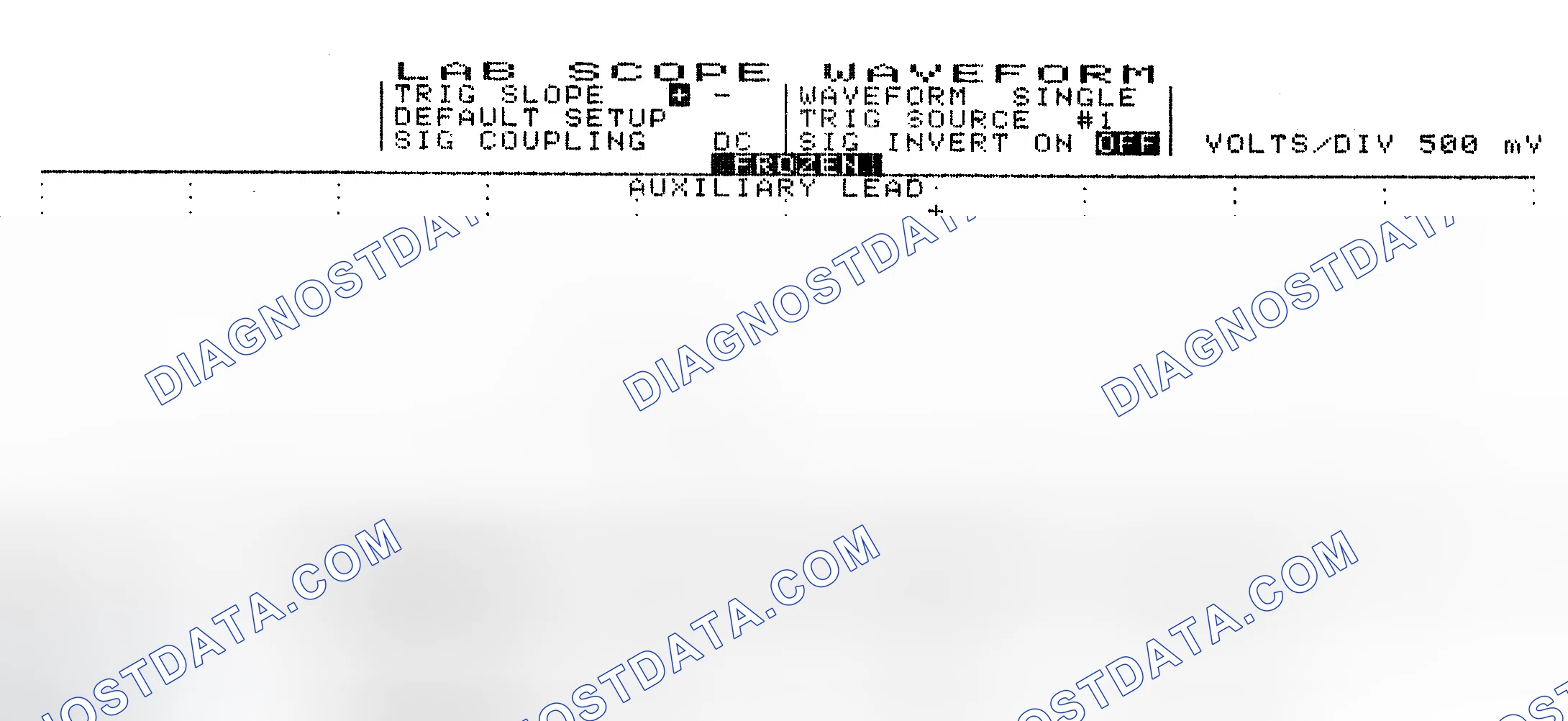 Scheme 10: Single Injector w/Excessive Current Flow - Current Pattern