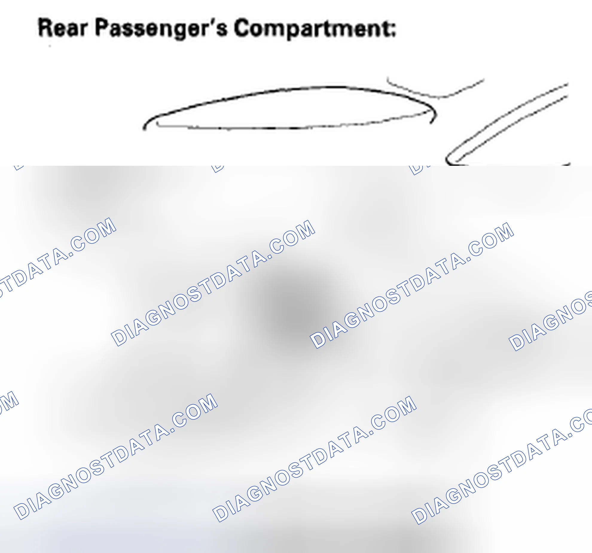 Scheme 8: Identifying Danger/Warning/Caution Label Locations - Rear Passenger Compartment