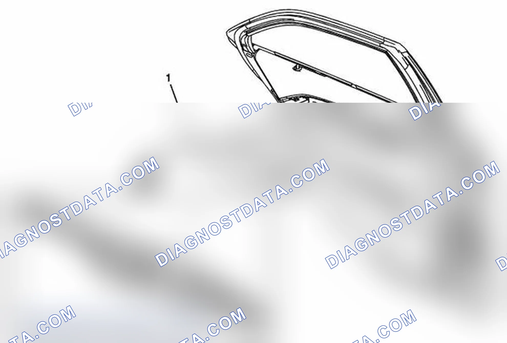 Scheme 65: Rear Side Door Trim Panel Applique Replacement