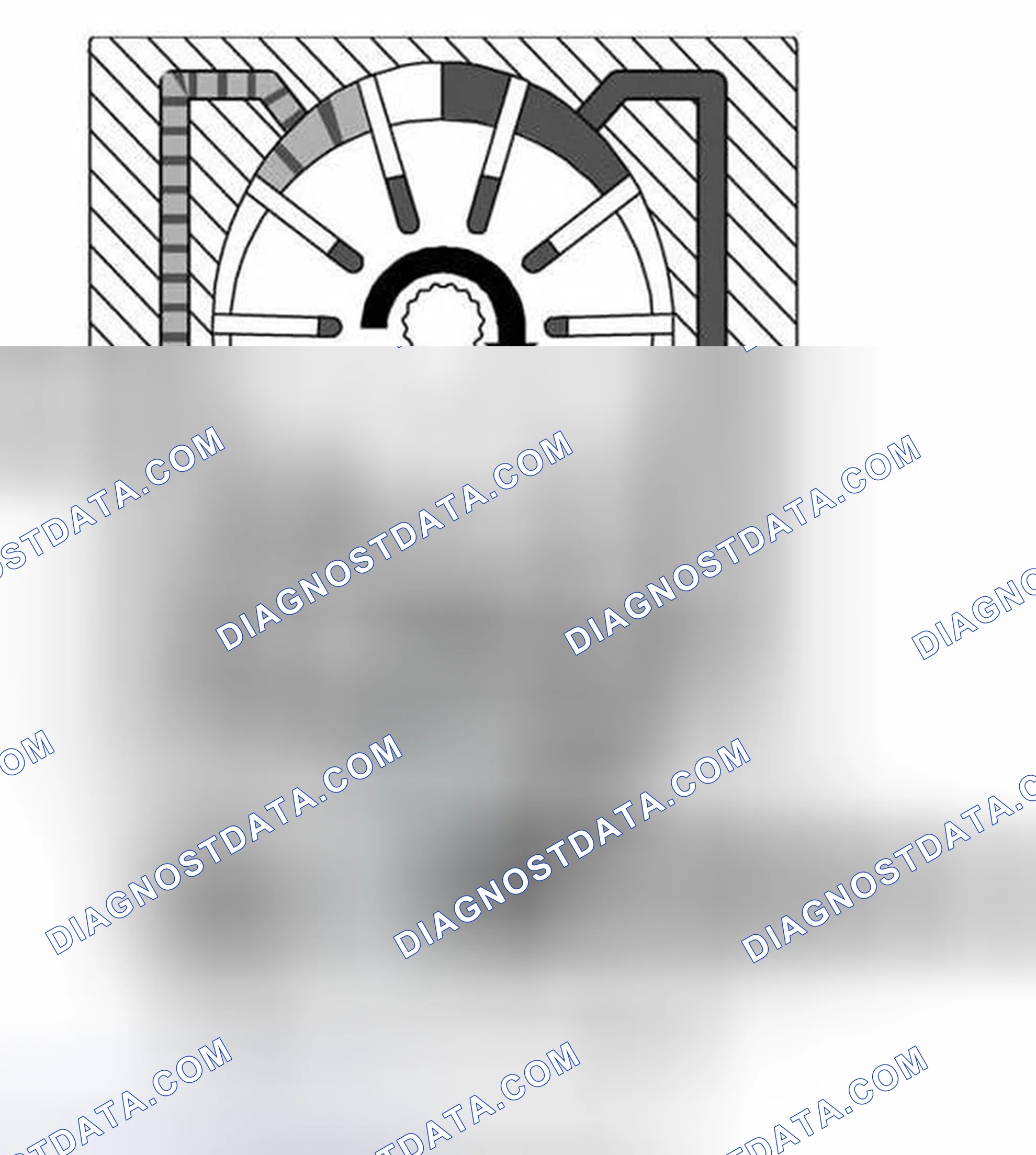 Scheme 87: Steering at high engine speed (pump in flow control mode)