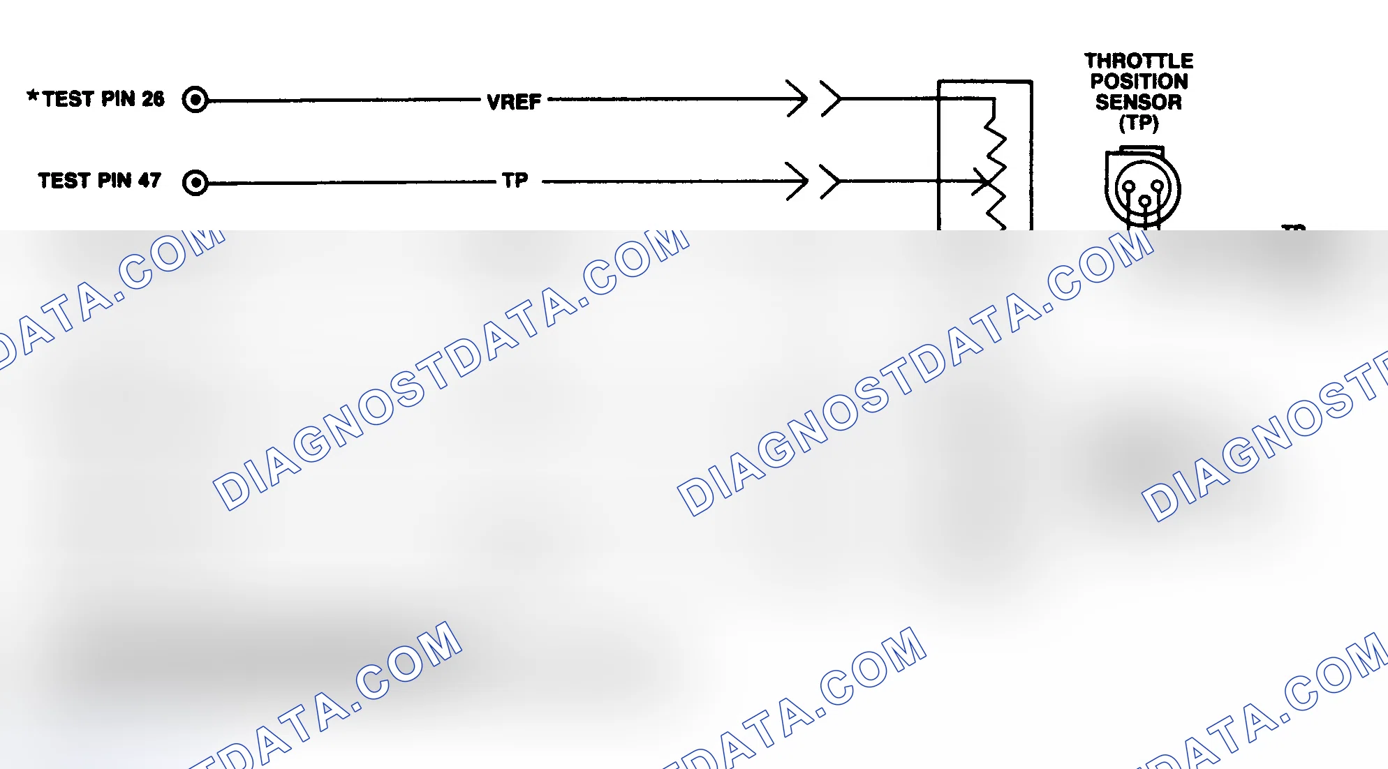 Scheme 48: Throttle Position Sensor (TPS) Circuit