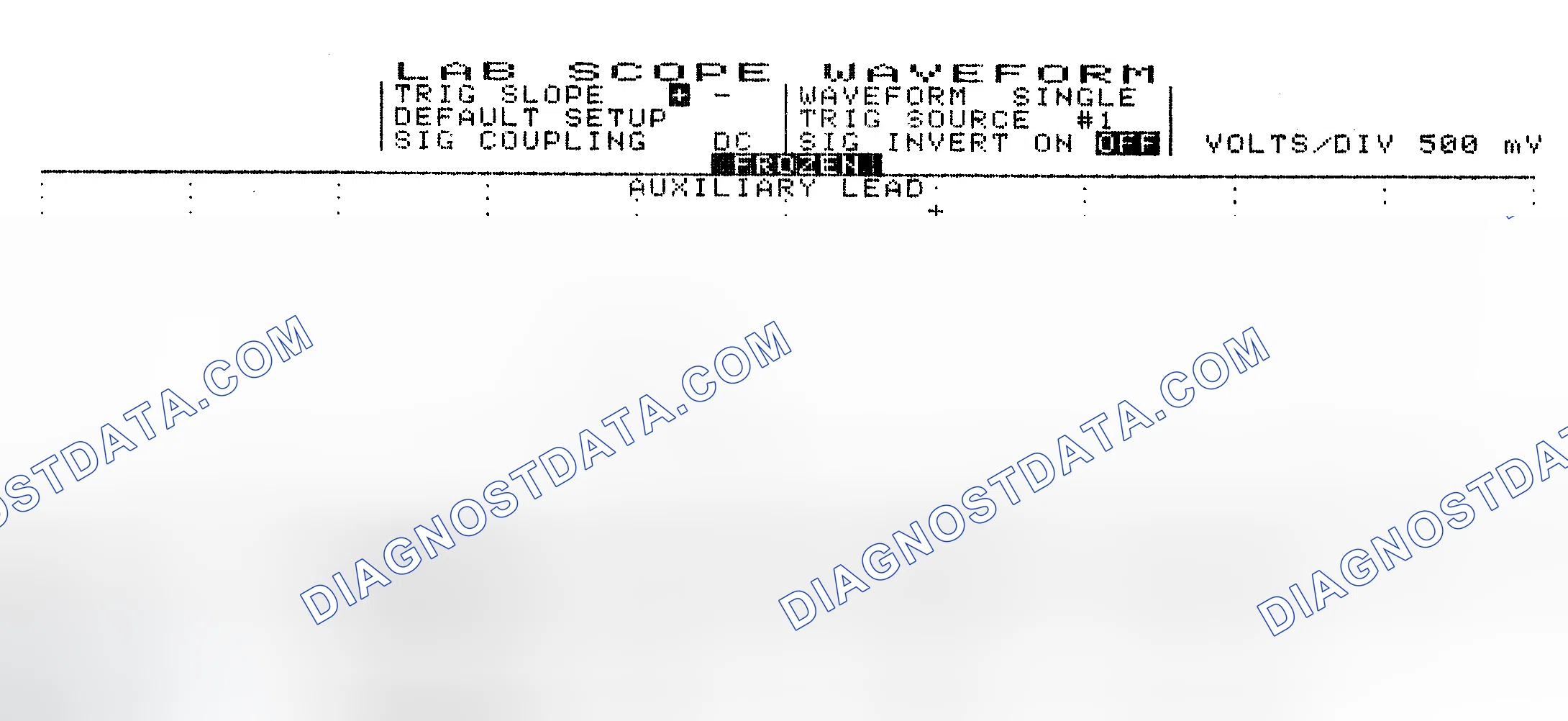 Scheme 10: Single Injector w/Excessive Current Flow - Current Pattern