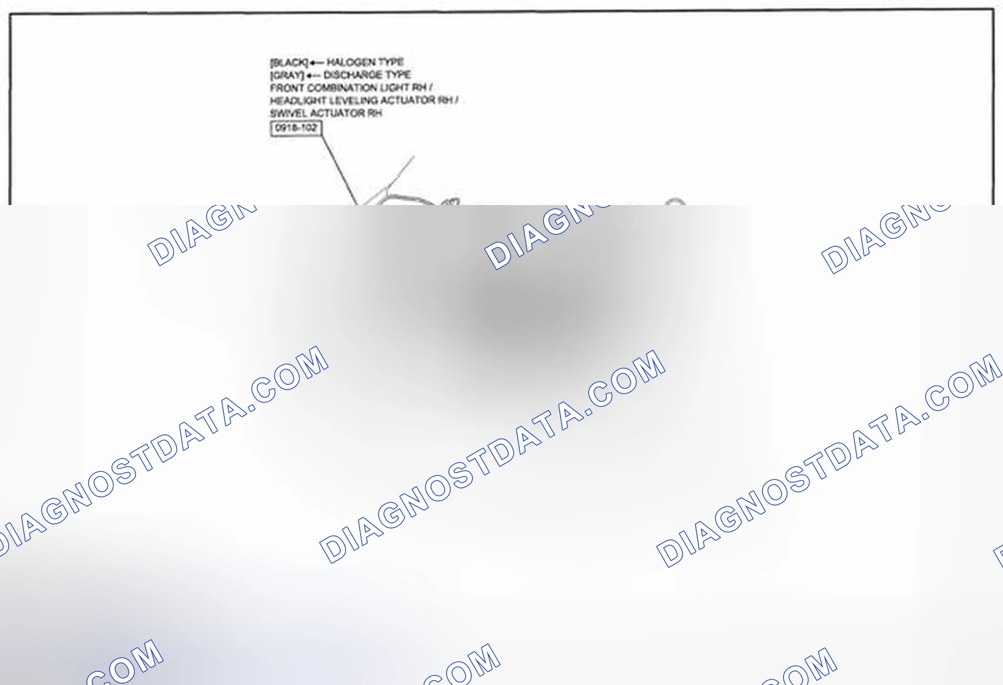 Scheme 295: Headlight Wiring Diagram - 0918-1c (2 Of 2)