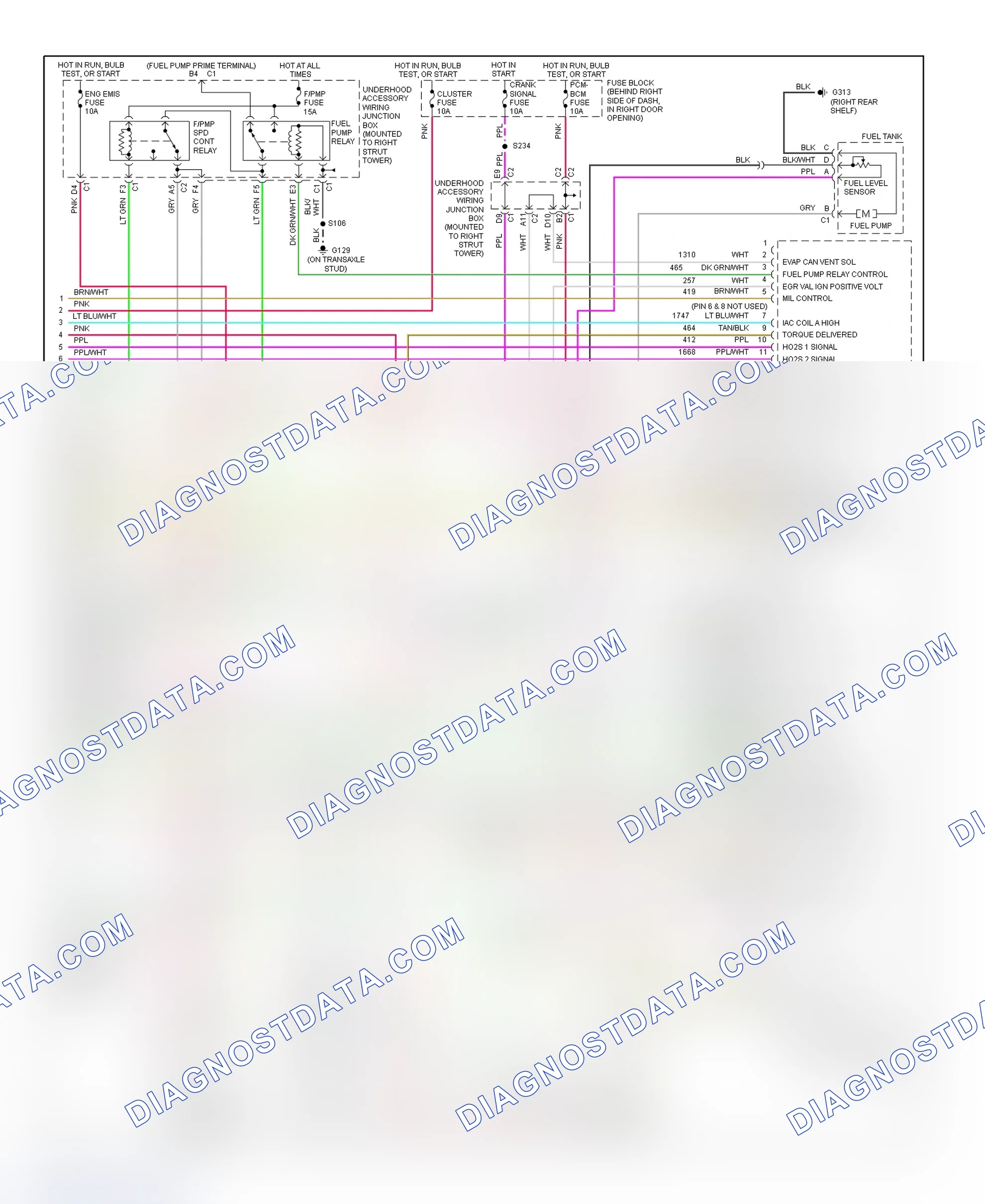 Scheme 163: PCM Wiring Diagram (Regal - 3.8L VIN 1 - 4 Of 4)