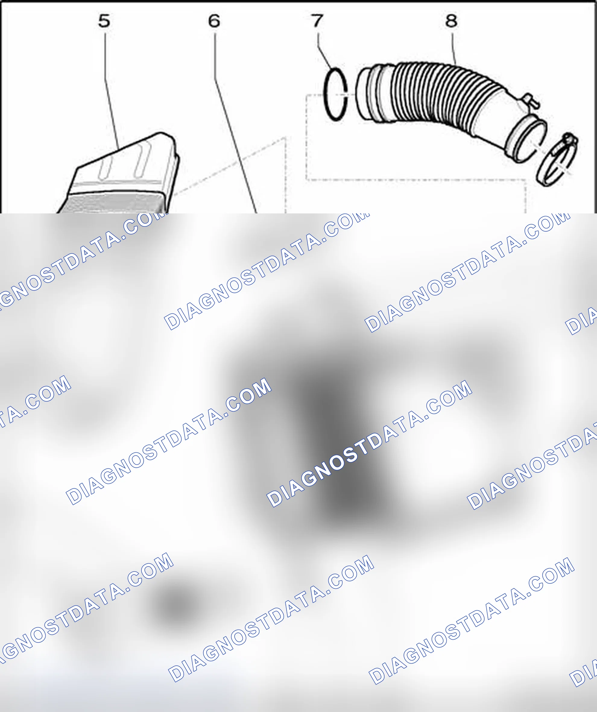 Scheme 924: Air filter, component overview