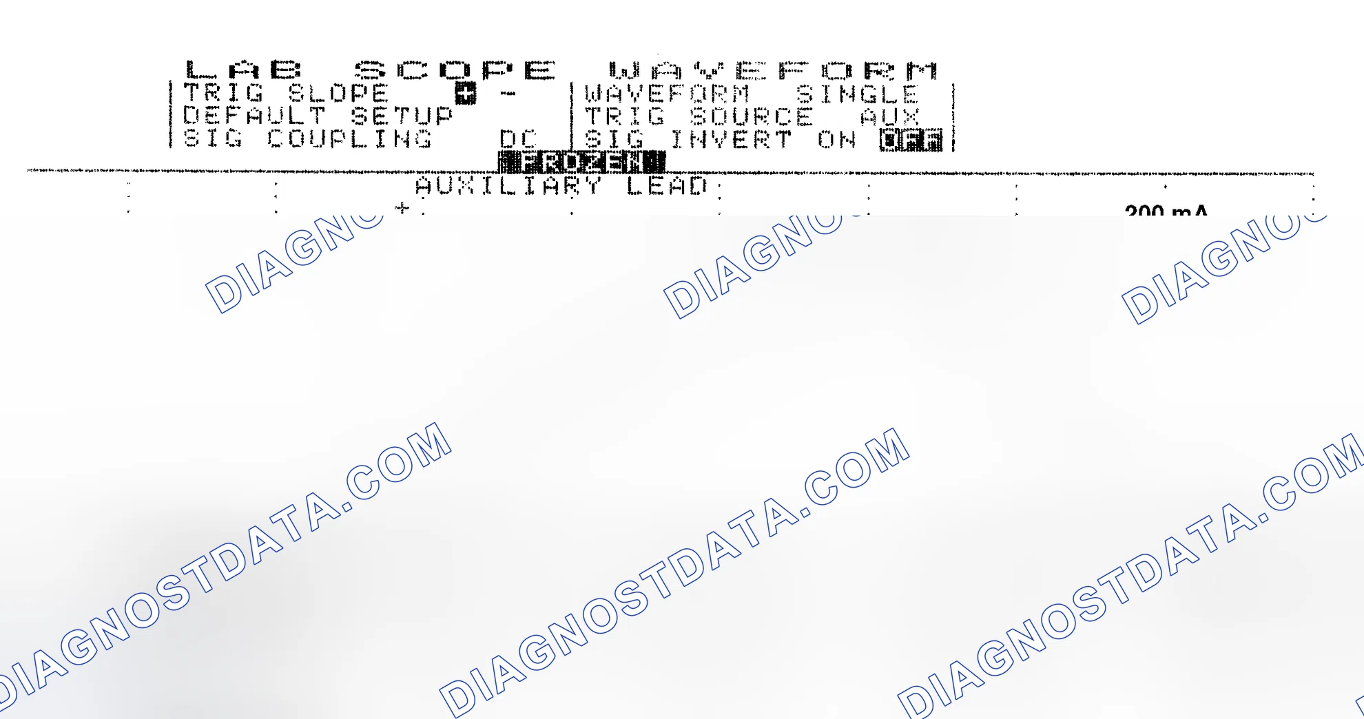Scheme 13: Single Injector w/Normal Current Flow - Current Pattern