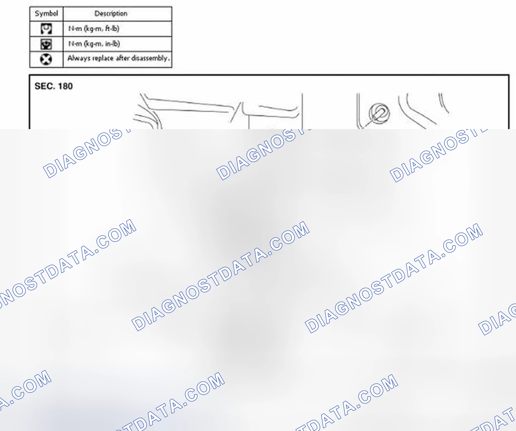 Scheme 5: MODELS WITHOUT DISTANCE CONTROL ASSIST SYSTEM: Exploded View