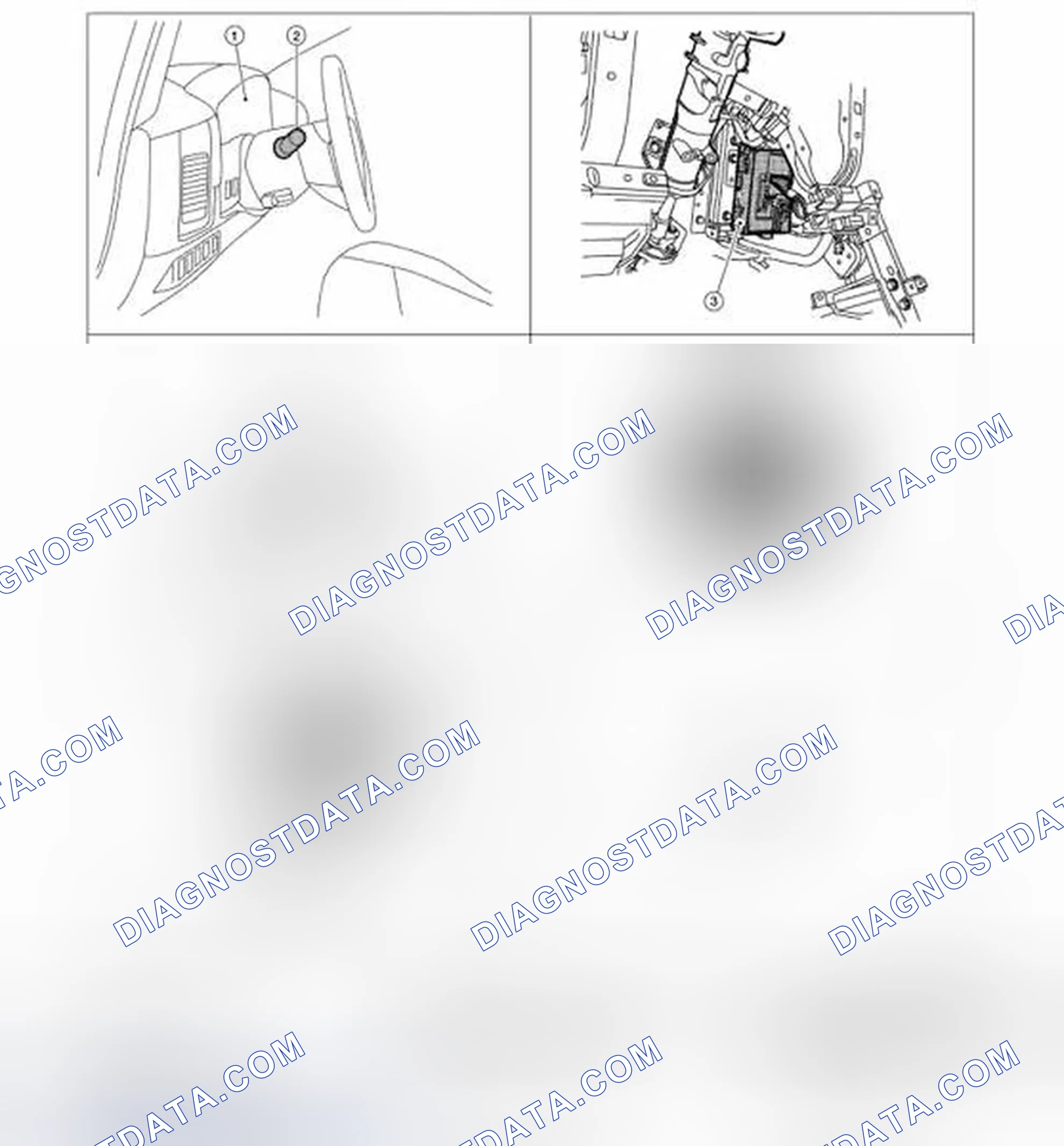 Scheme 68: LIGHT REMINDER WARNING CHIME : Component Parts Location