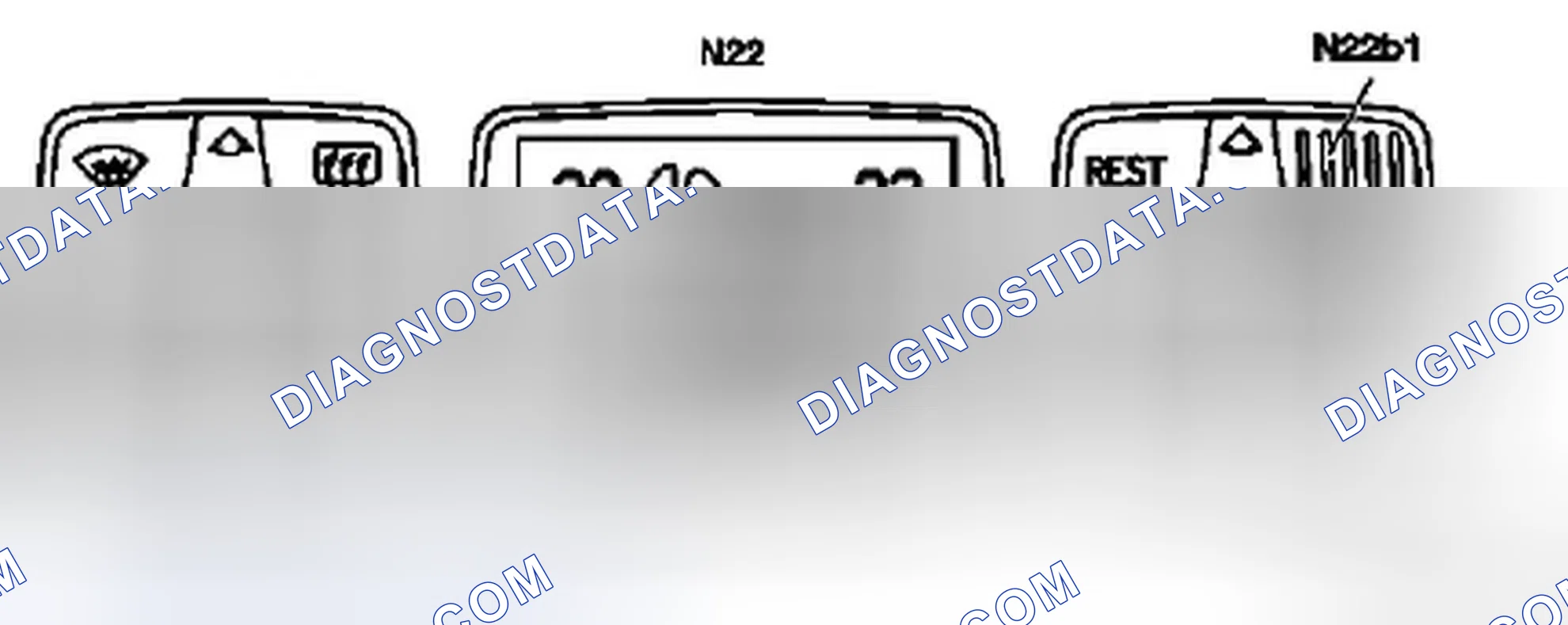 Fig. 102: Identifying Automatic A/C Pushbutton Control Module And In-Car Temperature Sensor