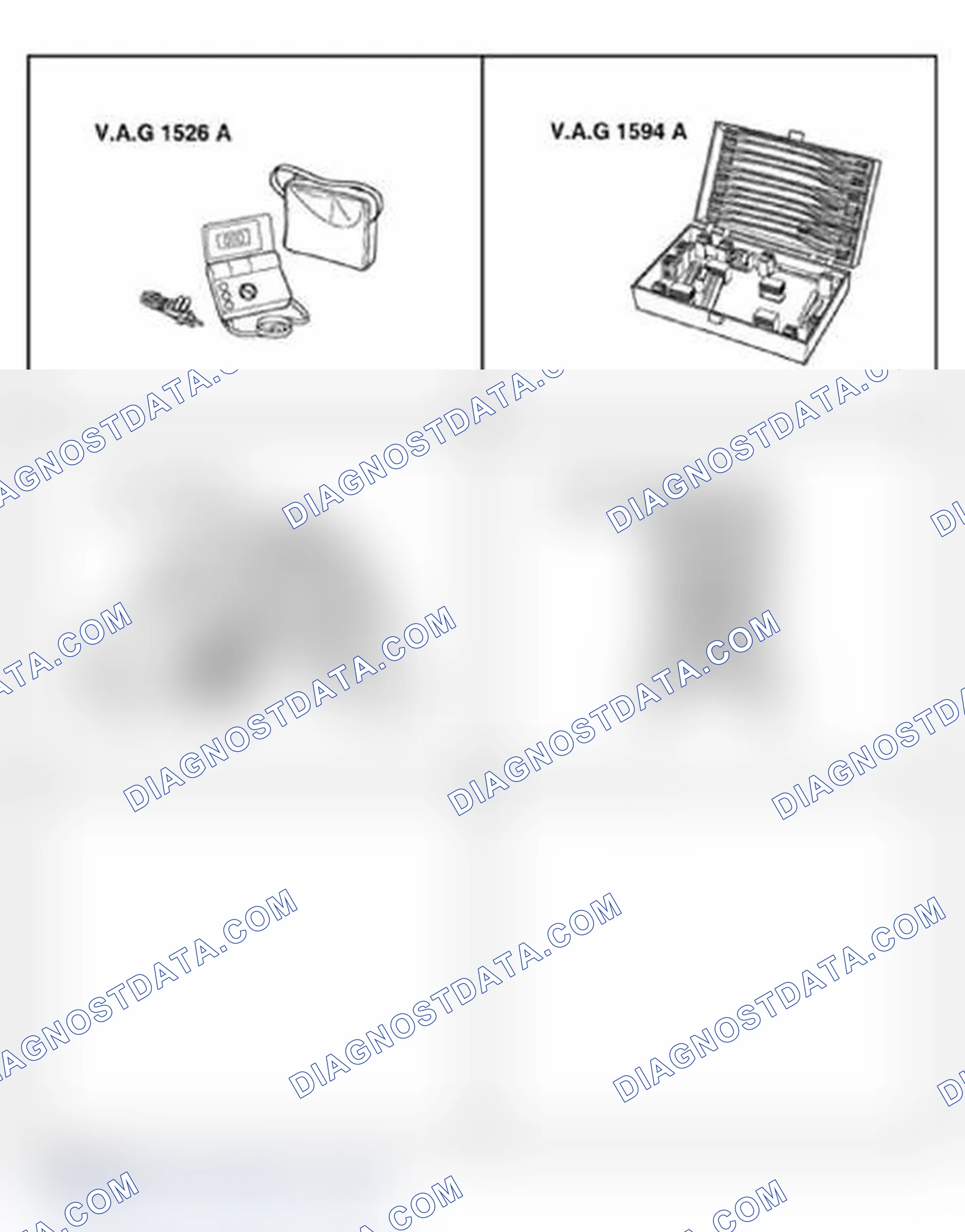 Scheme 447: Special tools and equipment