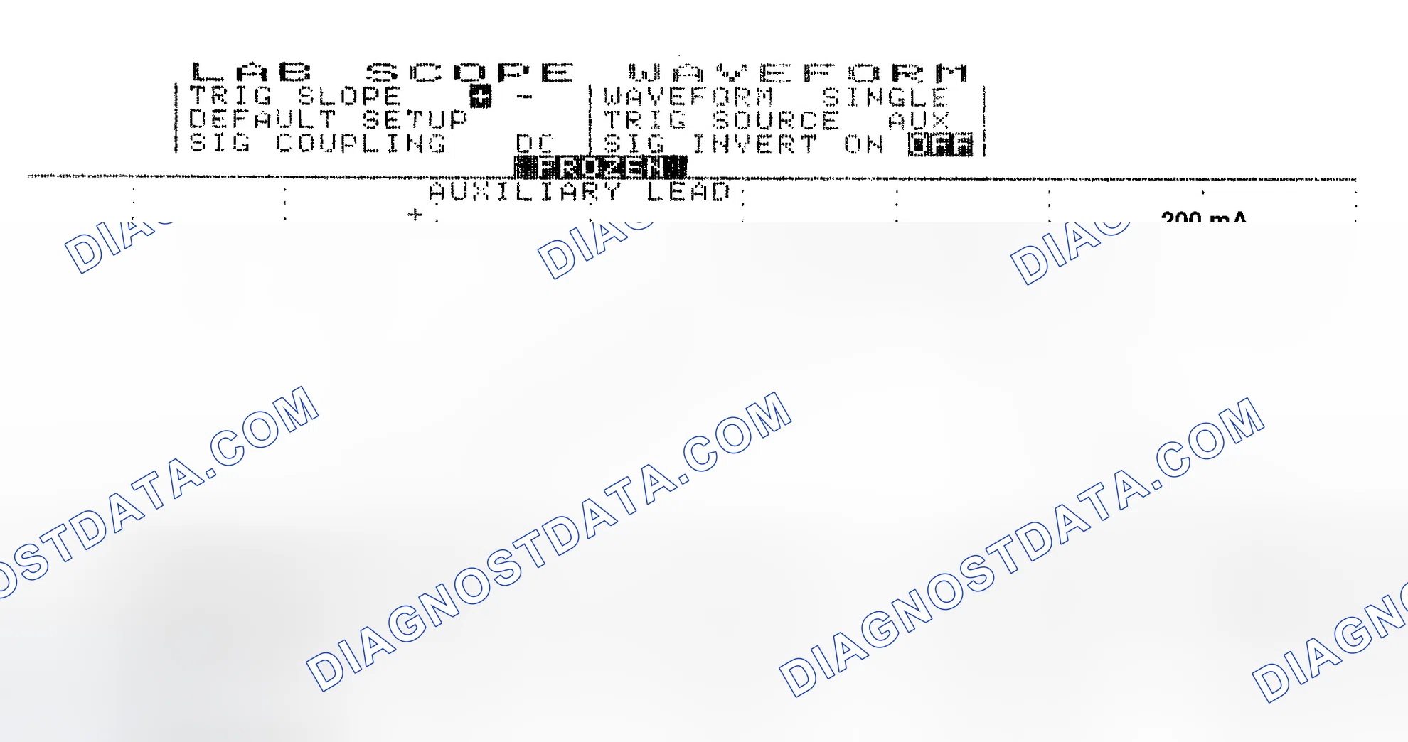 Scheme 13: Single Injector w/Normal Current Flow - Current Pattern
