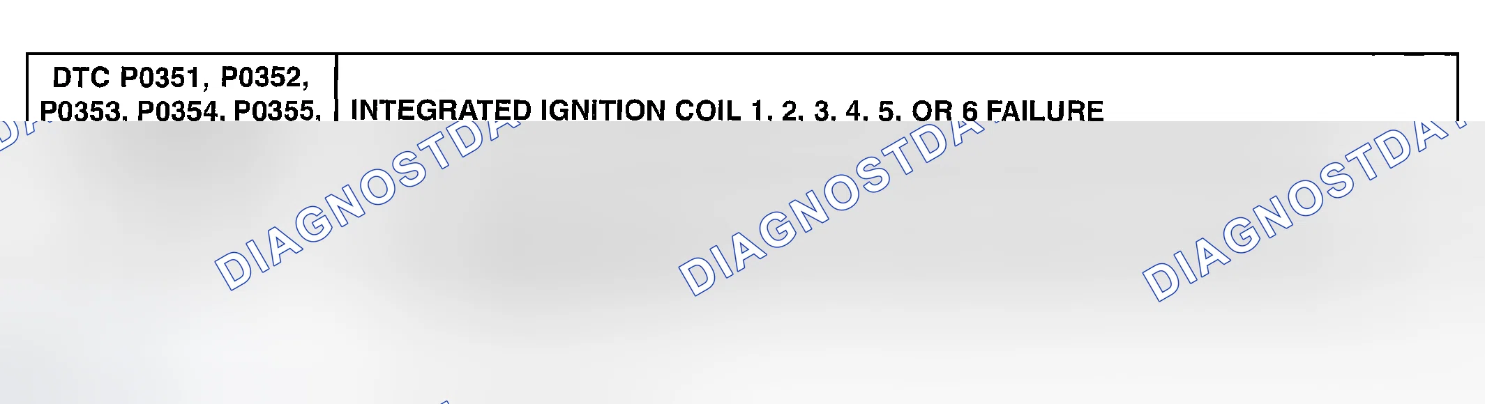 Scheme 267: DTC P0651, P0352, P0353, P0354, P0355, P0356: INTEGRATED IGNITION COIL 1, 2, 3, 4, 5, OR 6 FAILURE