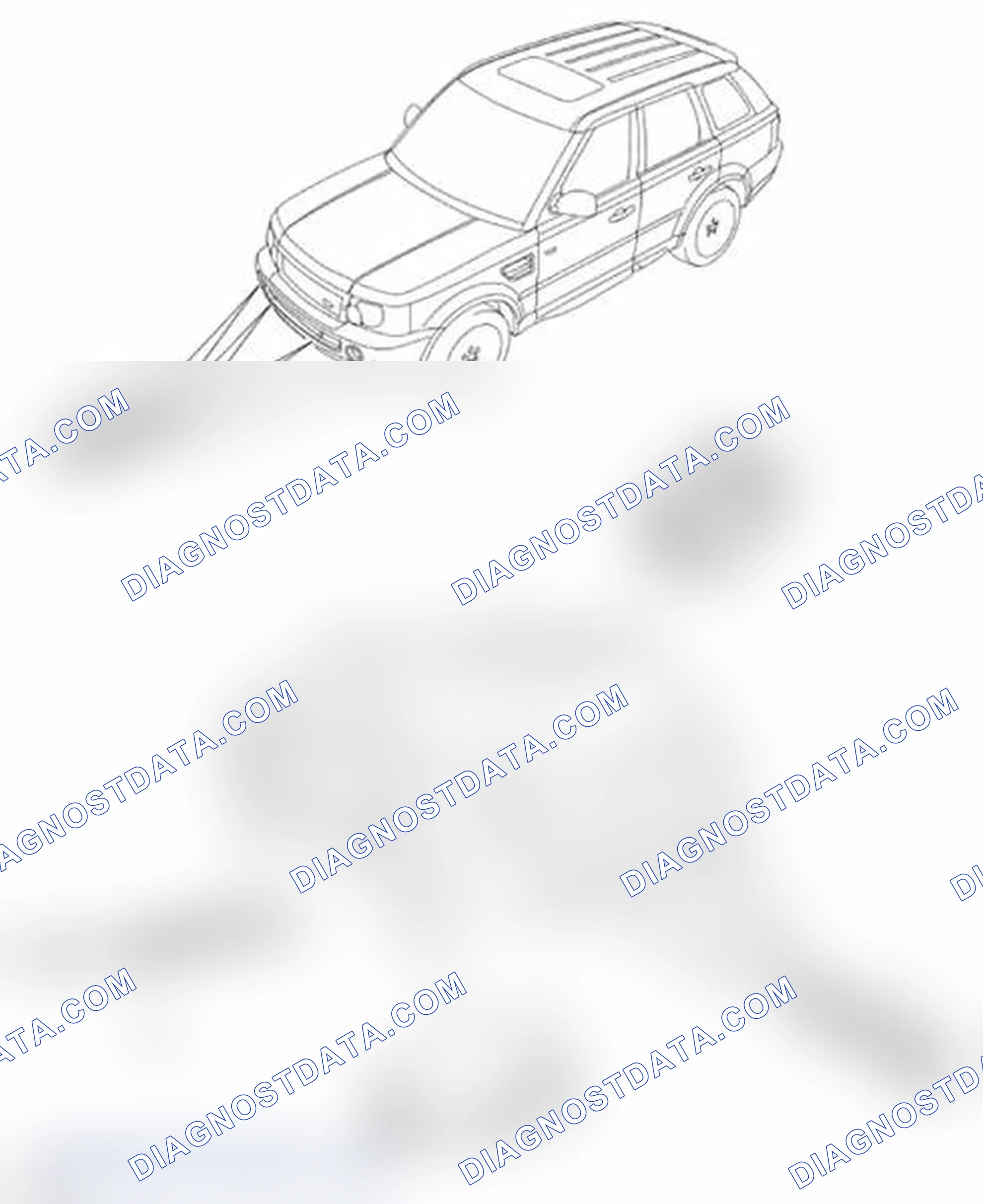Scheme 1: PARKING AID COMPONENT LOCATION