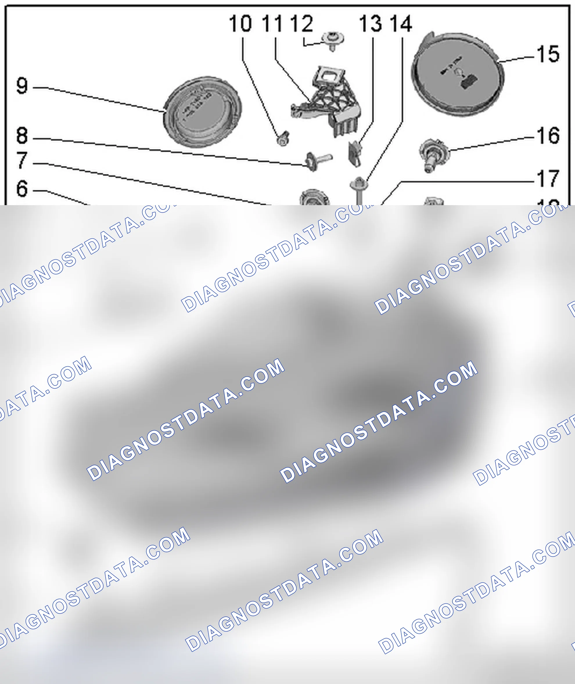 Scheme 159: HALOGEN HEADLAMPS OVERVIEW, FROM MY 2013